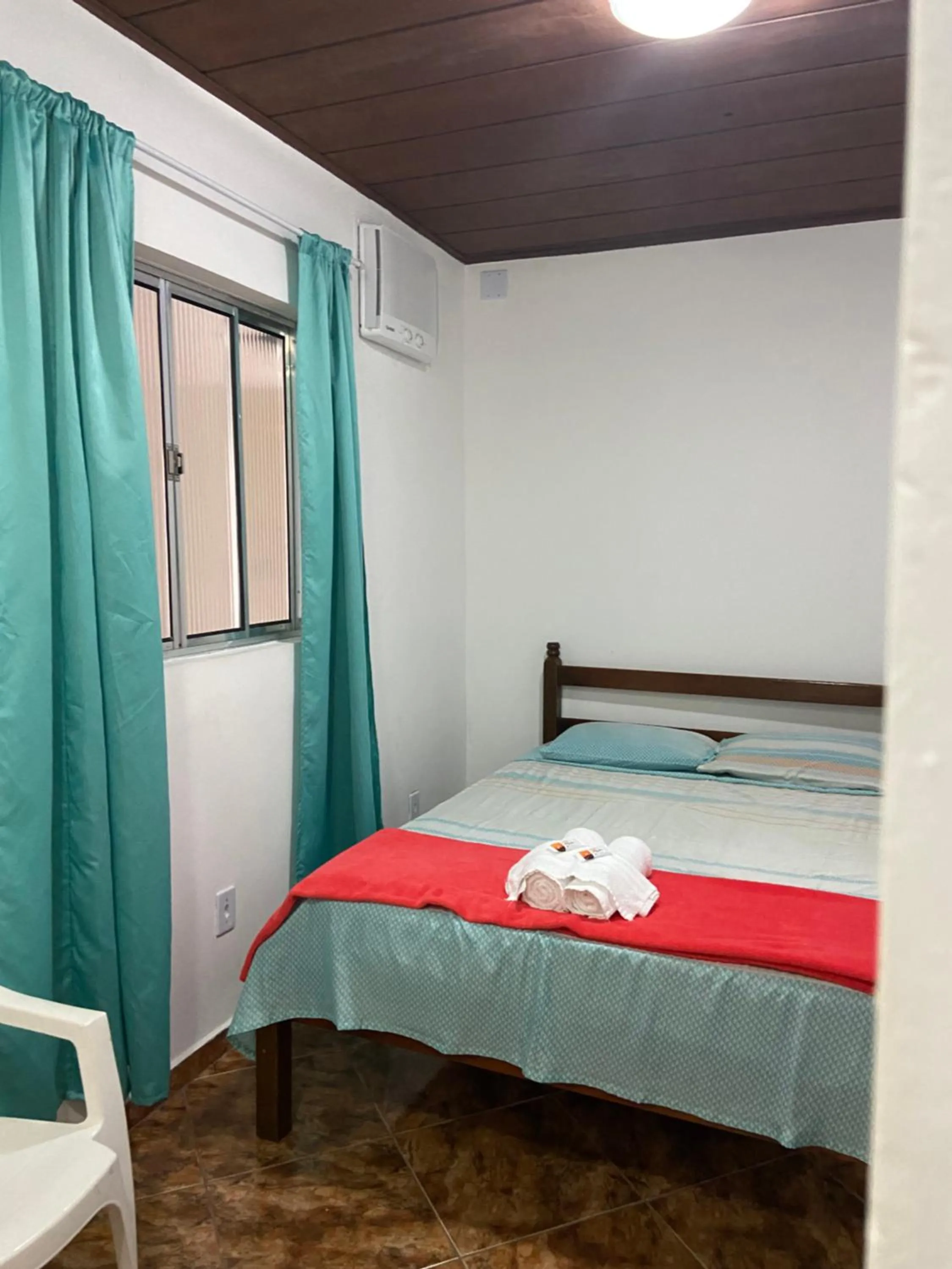 Bed in Pousada Fraga