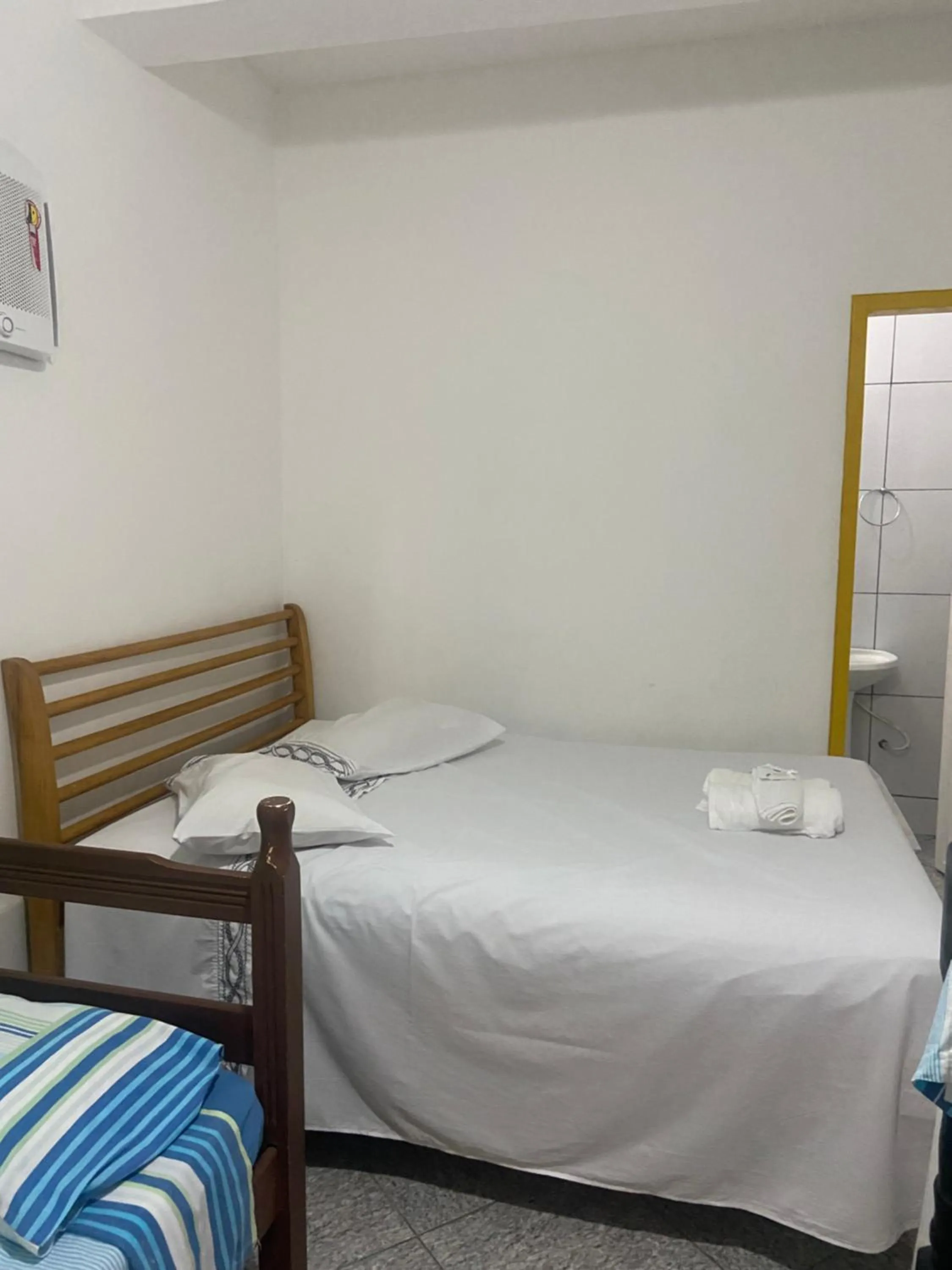 Bed in Pousada Fraga