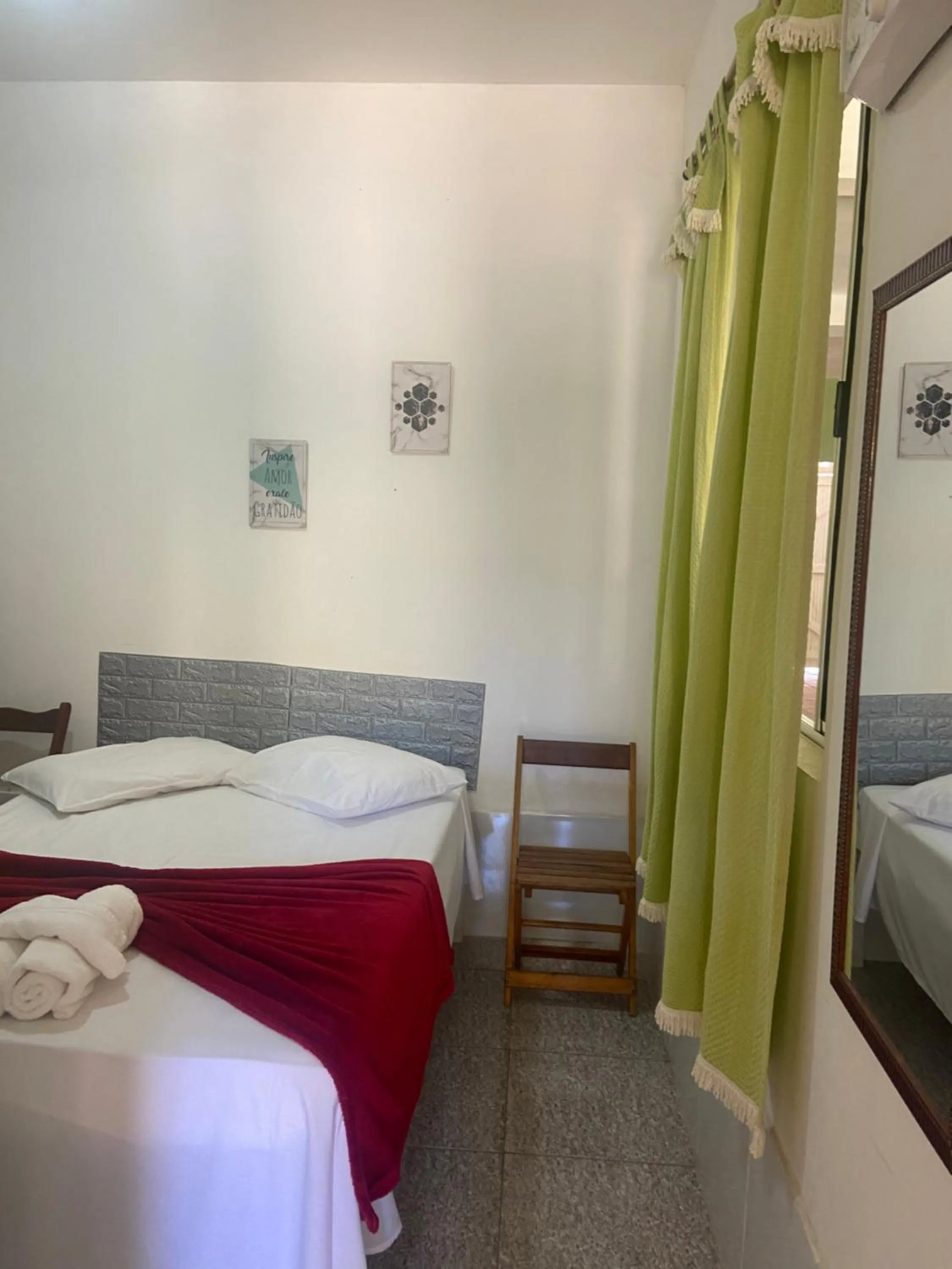 Bed in Pousada Fraga