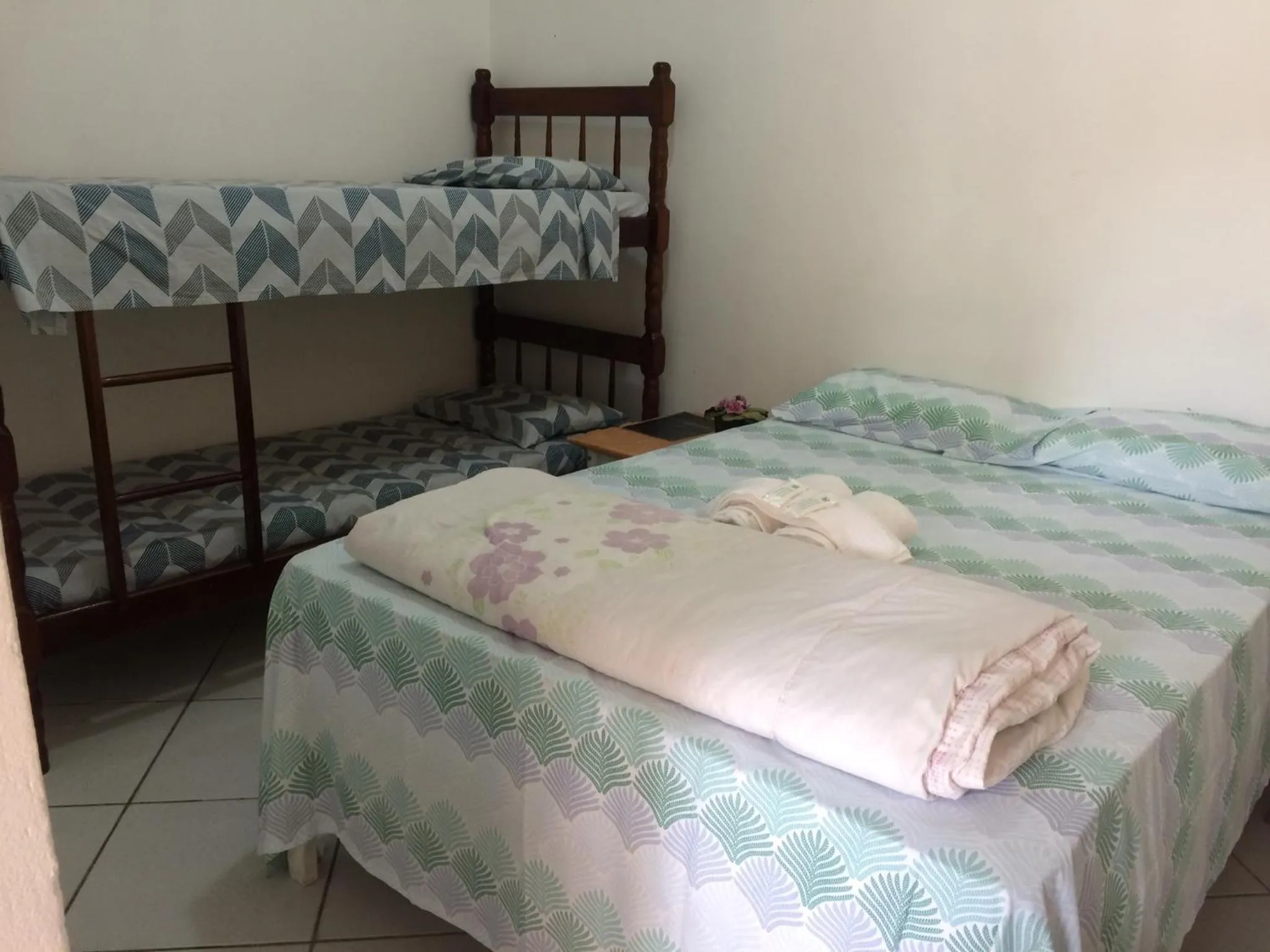 Bed in Pousada Fraga