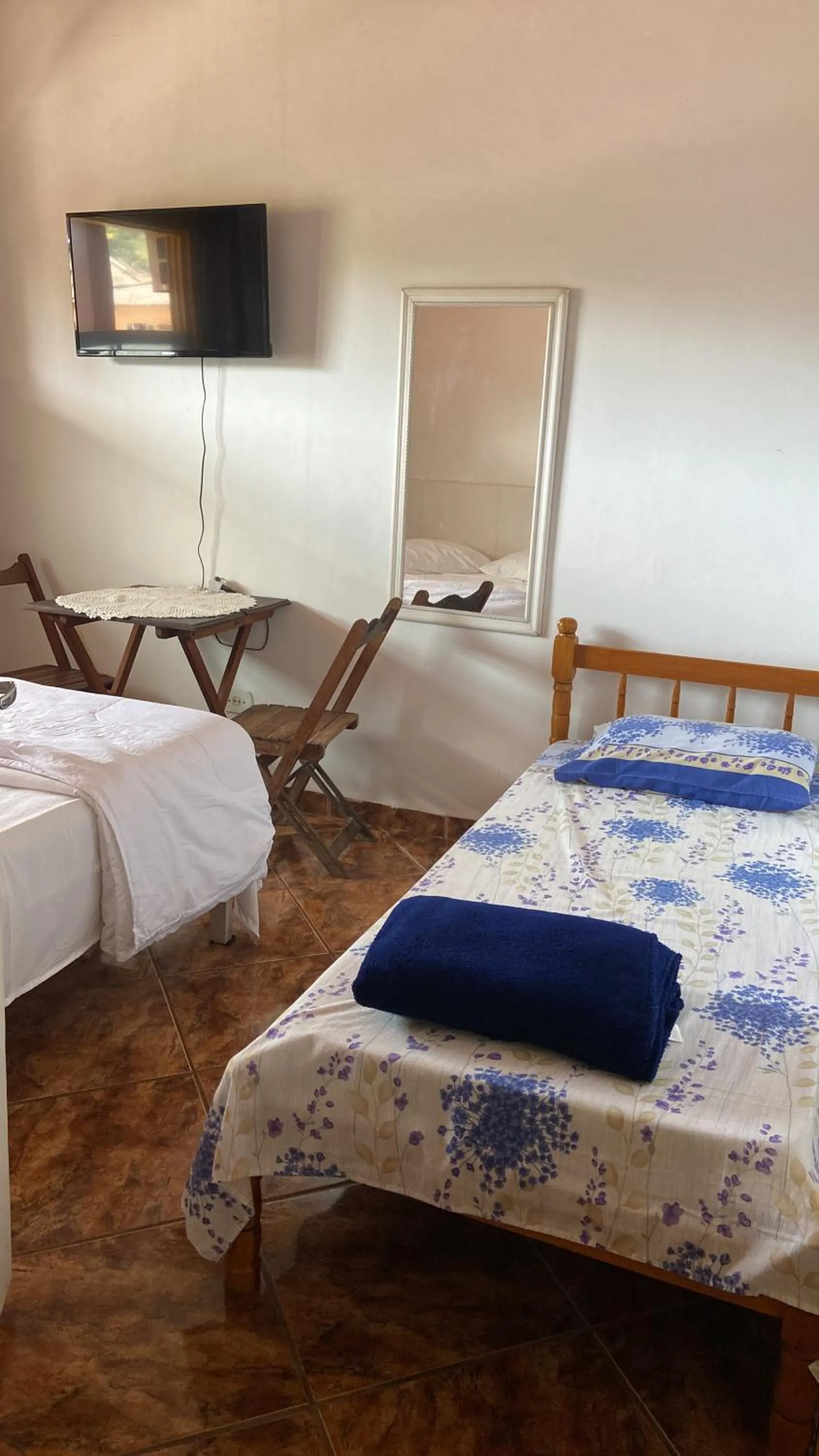 Bed in Pousada Fraga