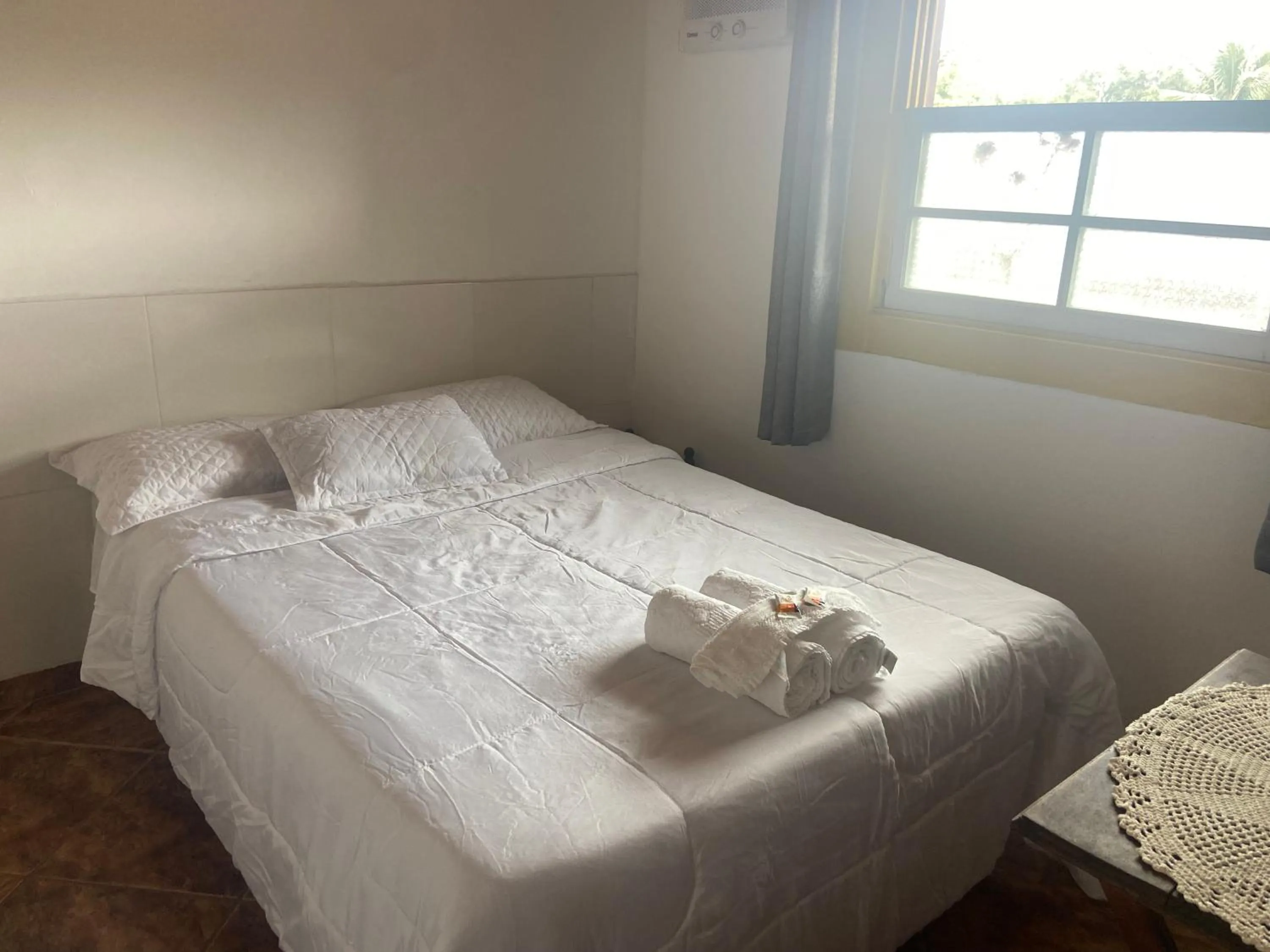 Bed in Pousada Fraga