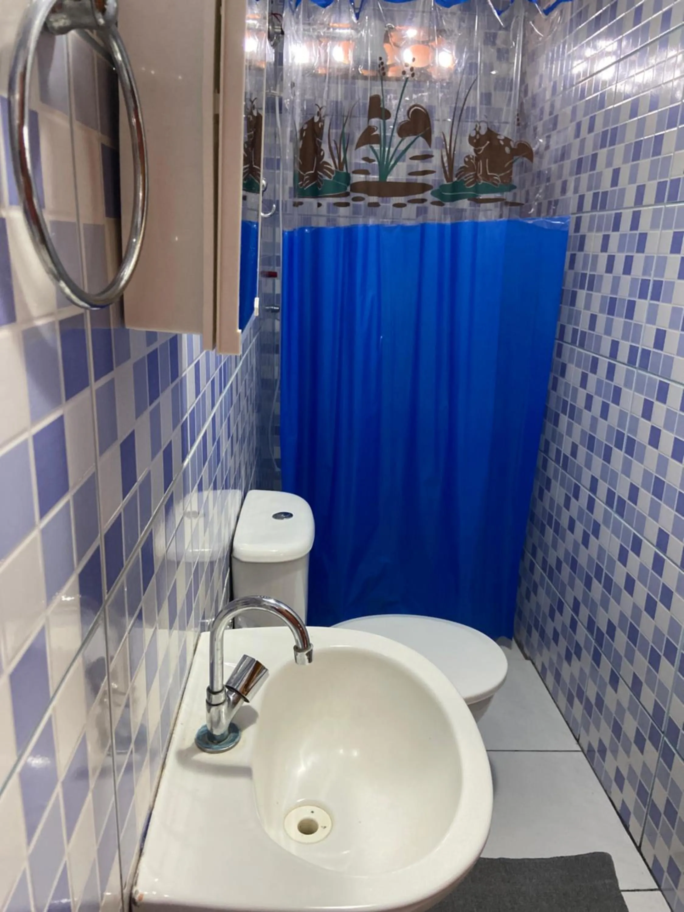 Bathroom in Pousada Fraga