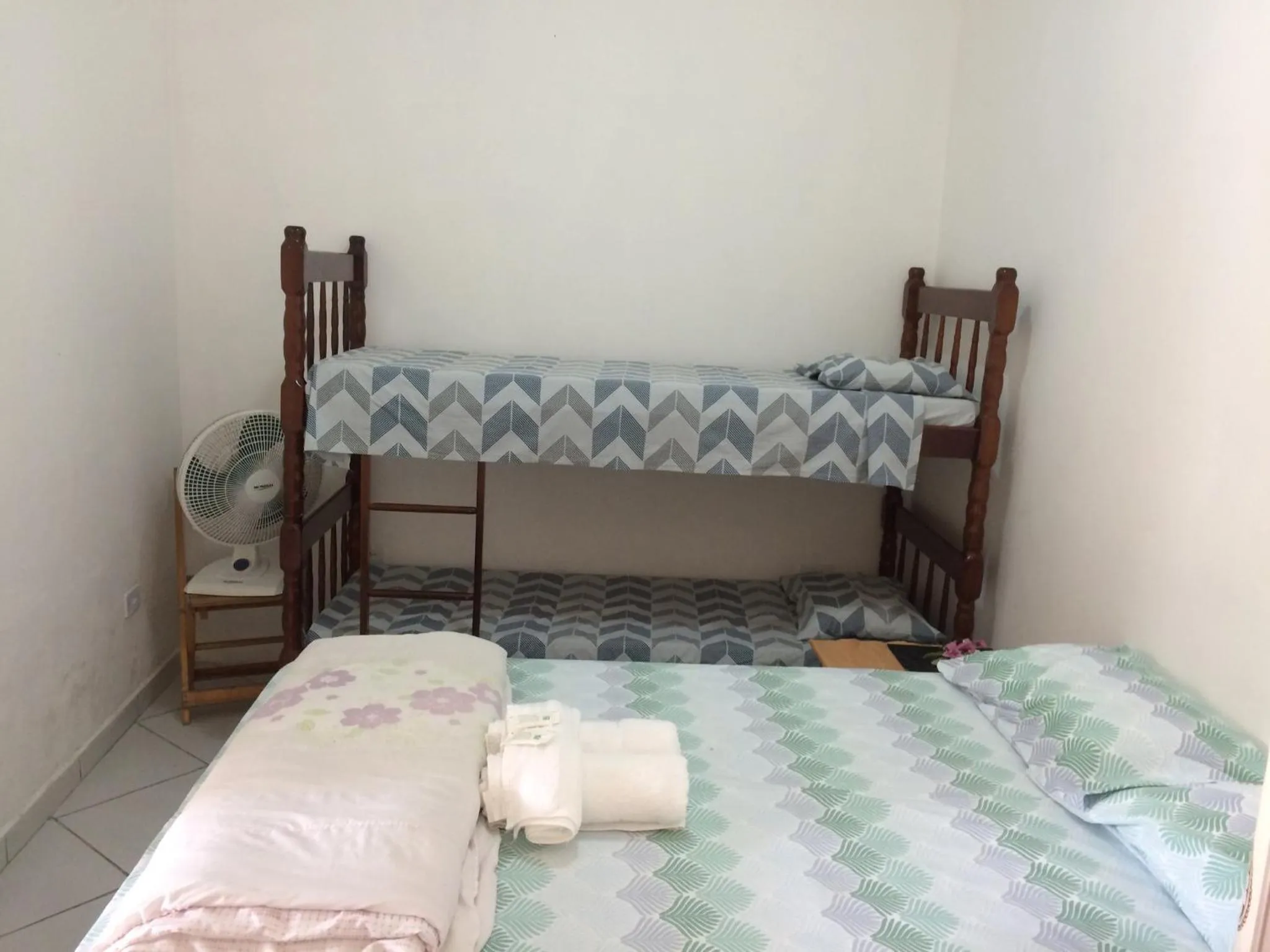 Bed in Pousada Fraga