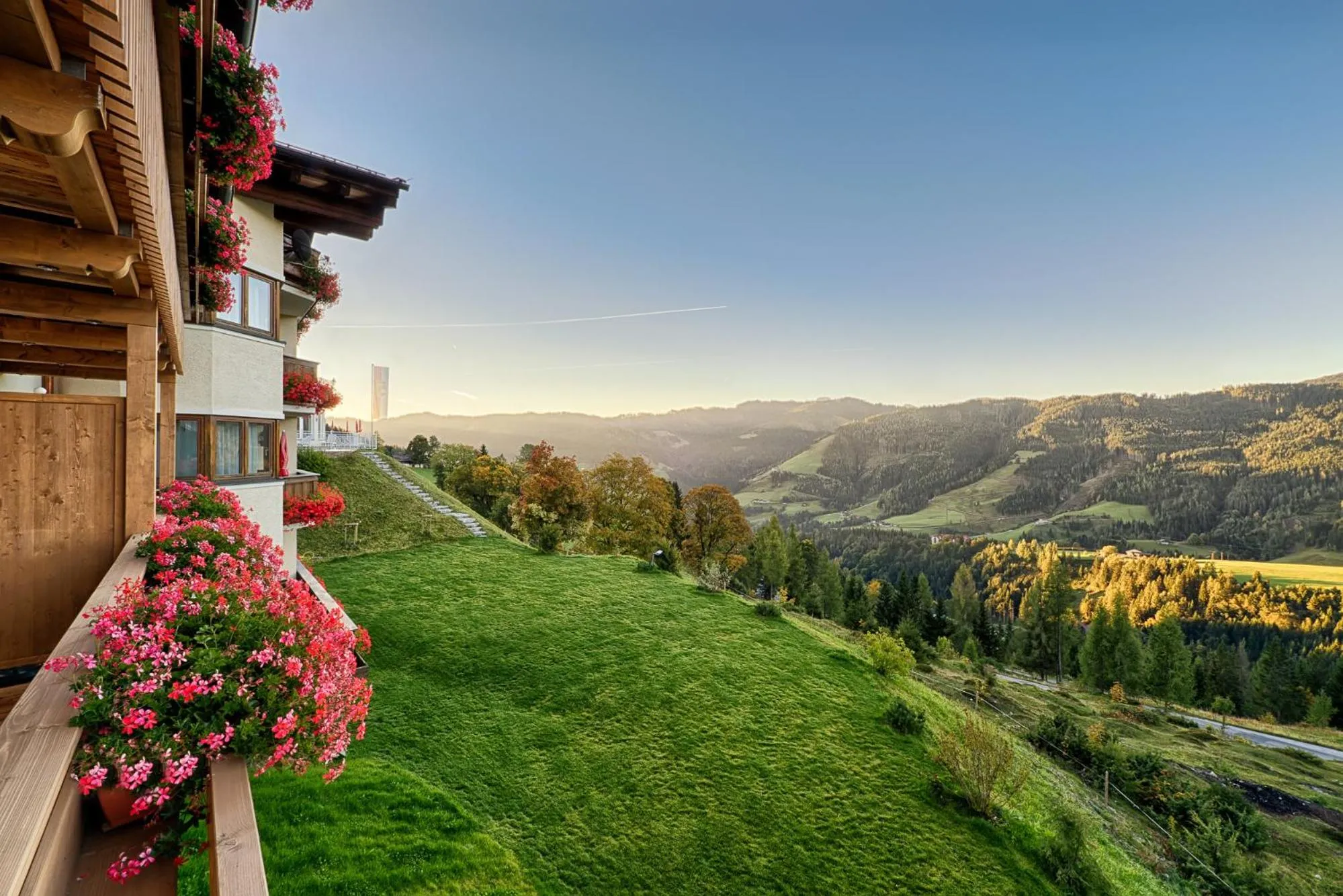 Balcony/Terrace in Hotel Bergheimat