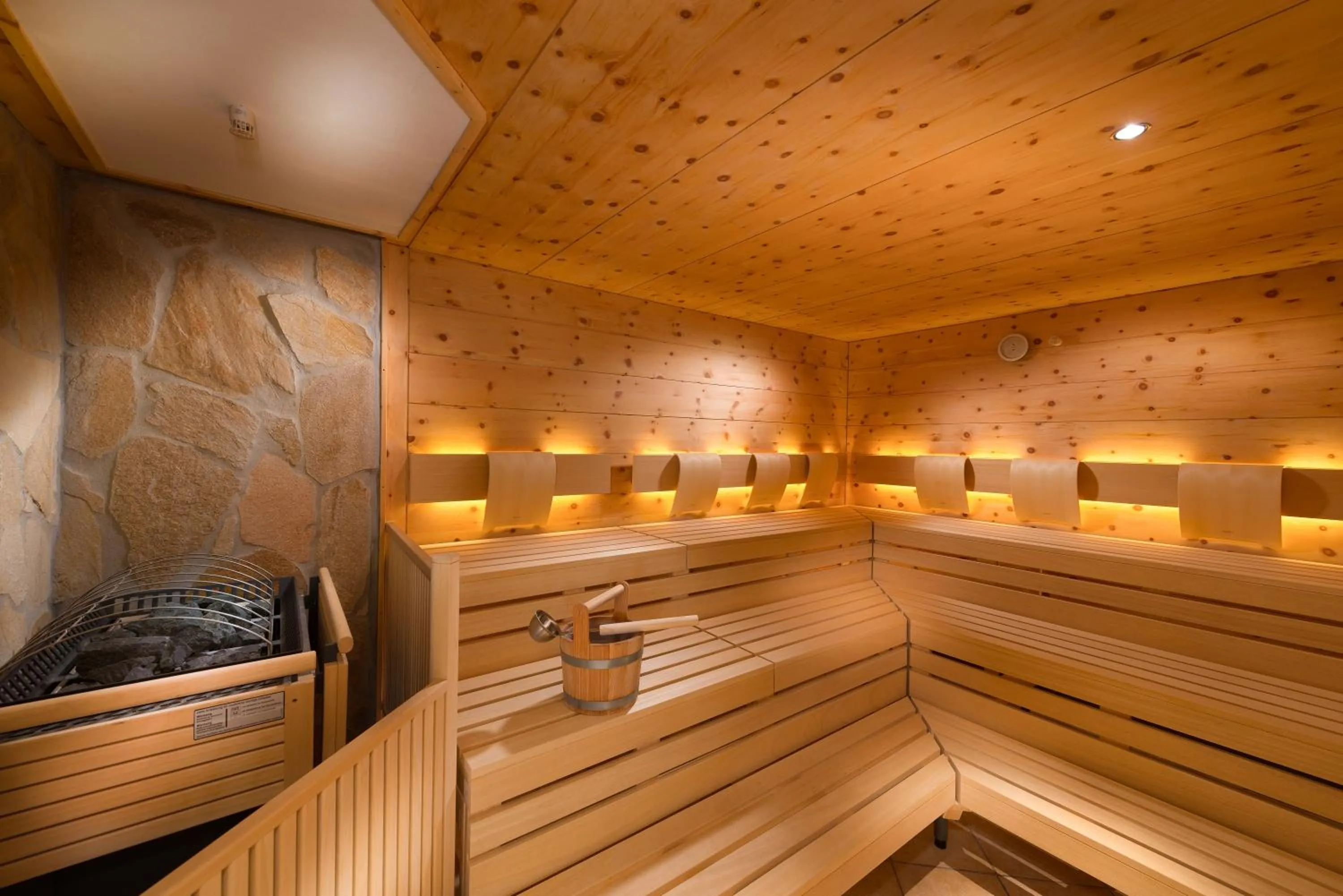 Sauna in Hotel Bergheimat