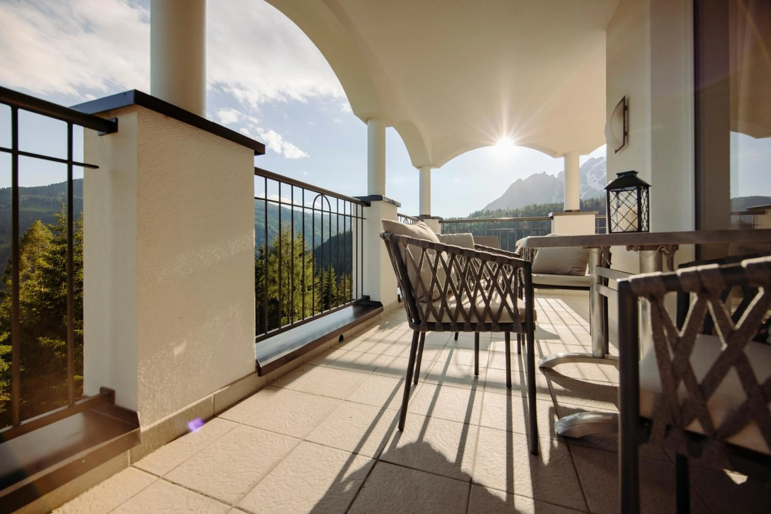 Natural landscape in Hotel Bergheimat