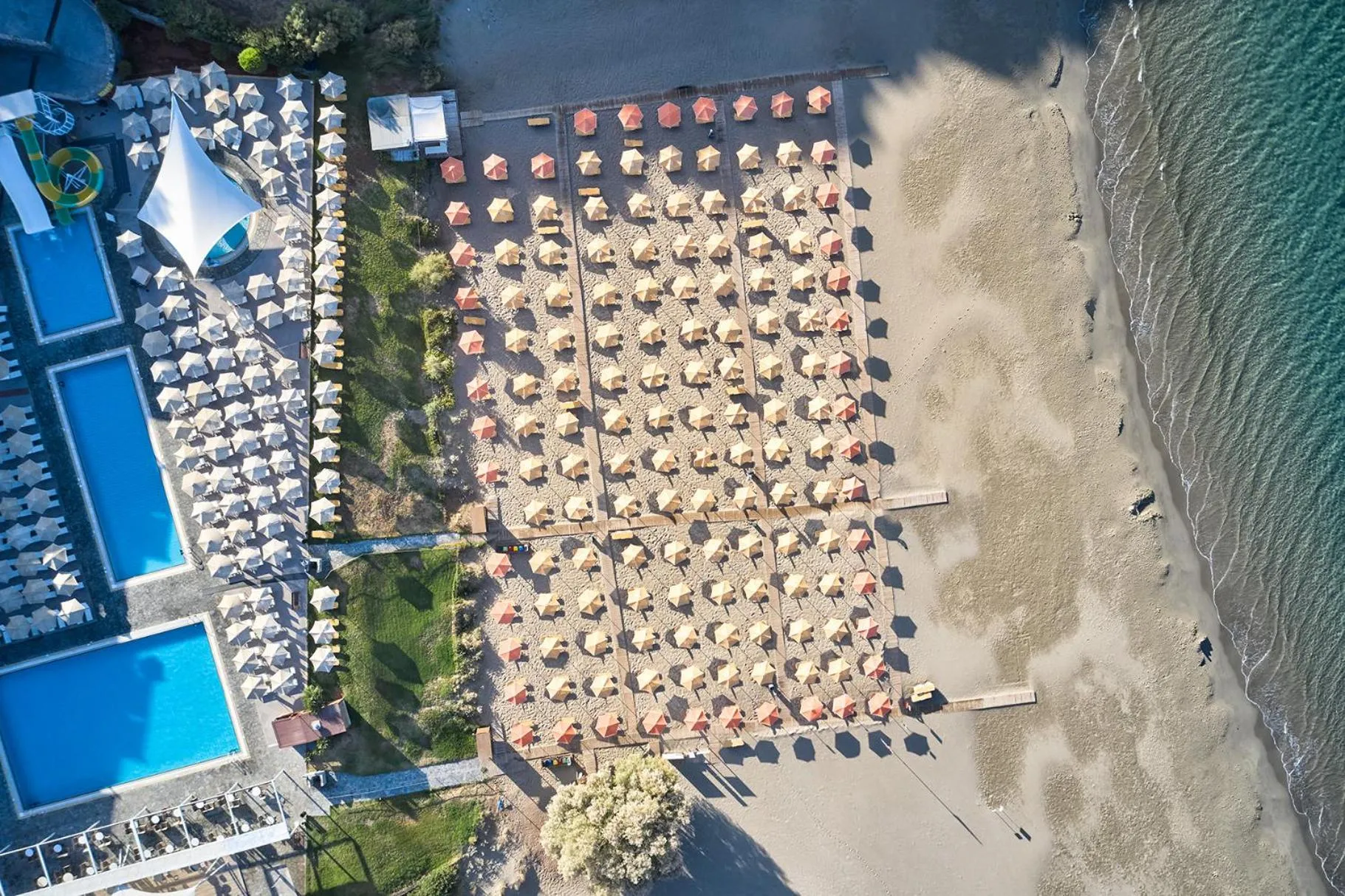 Bird's eye view in Atlantica Mikri Poli Crete