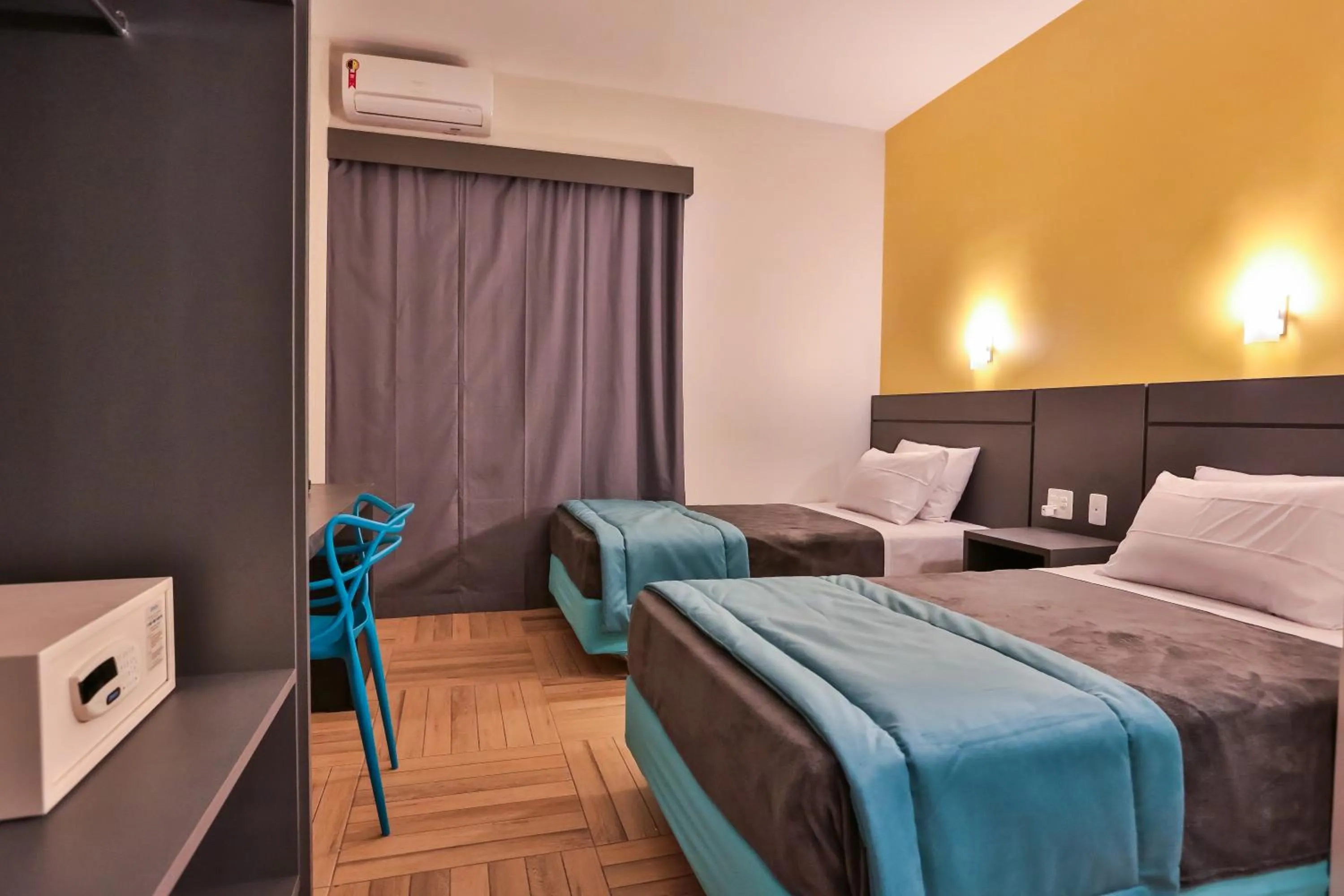 Bed in Sleep Inn São Carlos