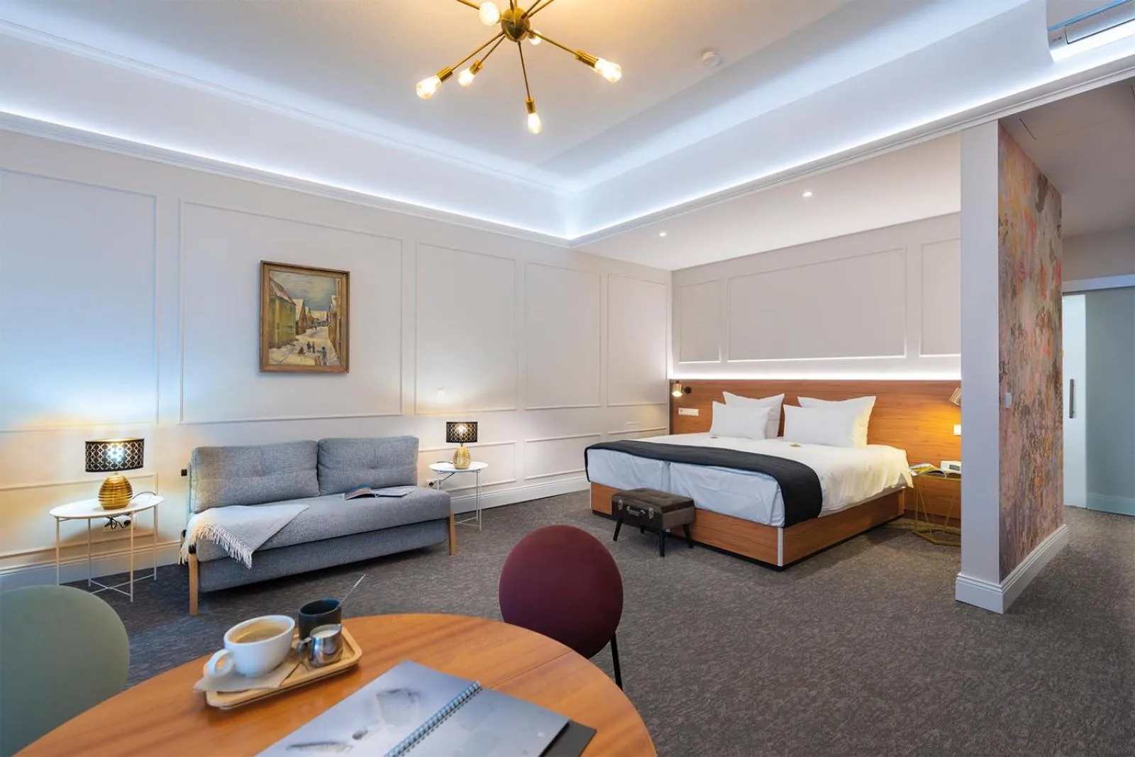 Bed in Hotel Kleiner Riesen