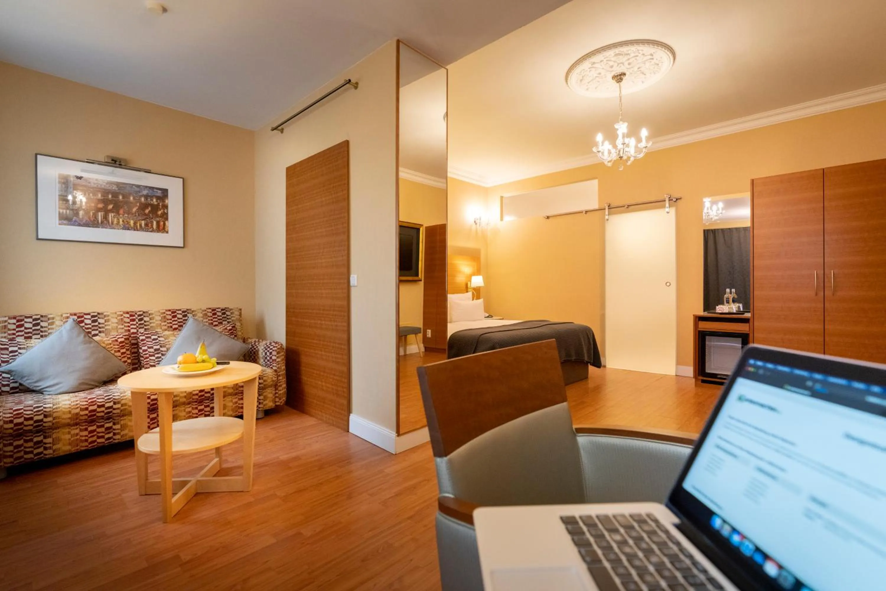 Seating area in Hotel Kleiner Riesen