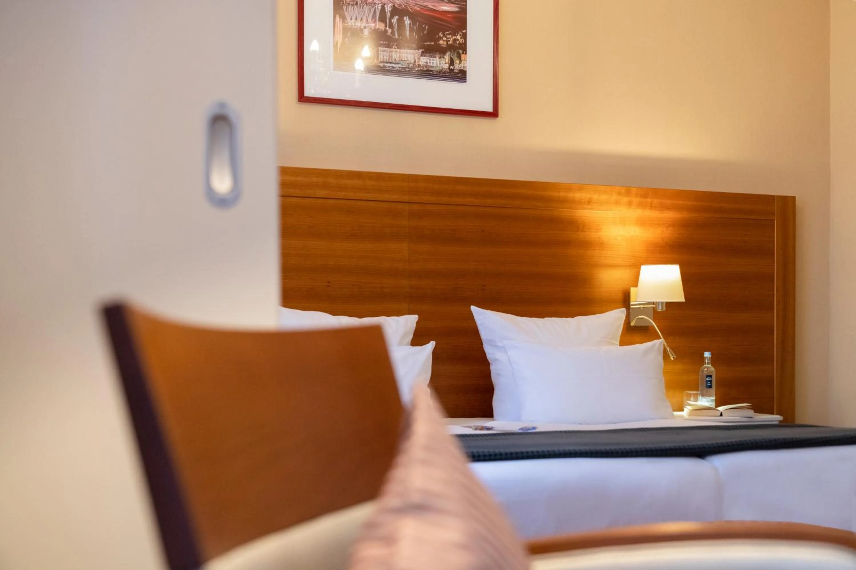 Bedroom, Bed in Hotel Kleiner Riesen