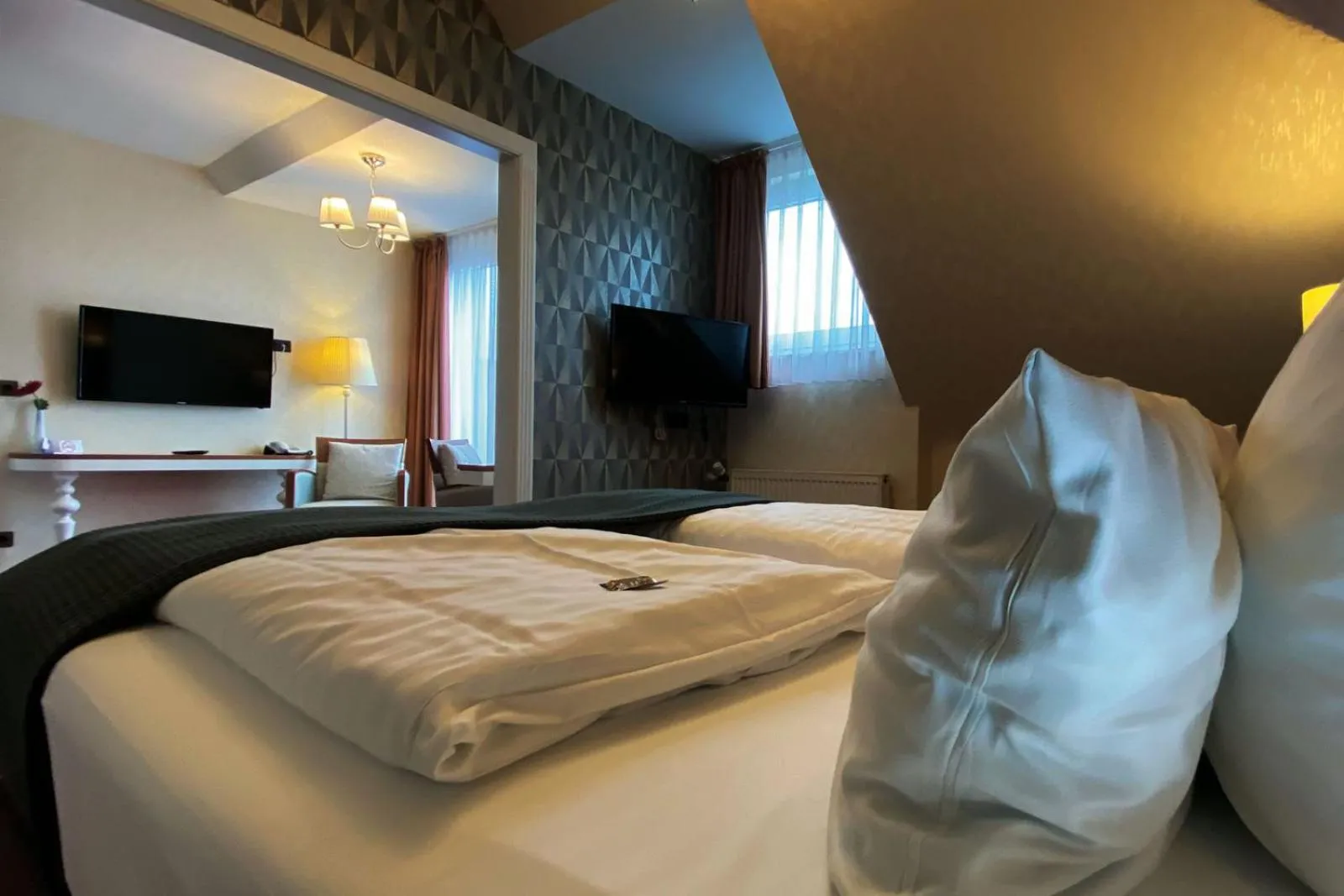 Bed in Hotel Kleiner Riesen