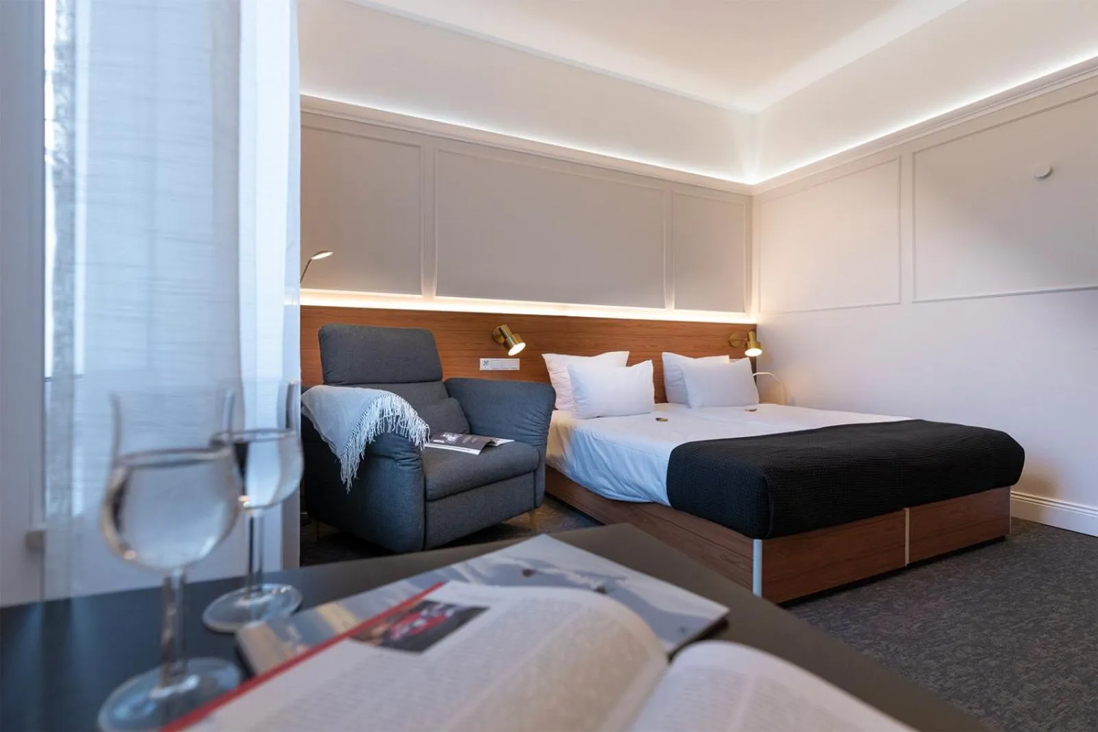 Bed in Hotel Kleiner Riesen