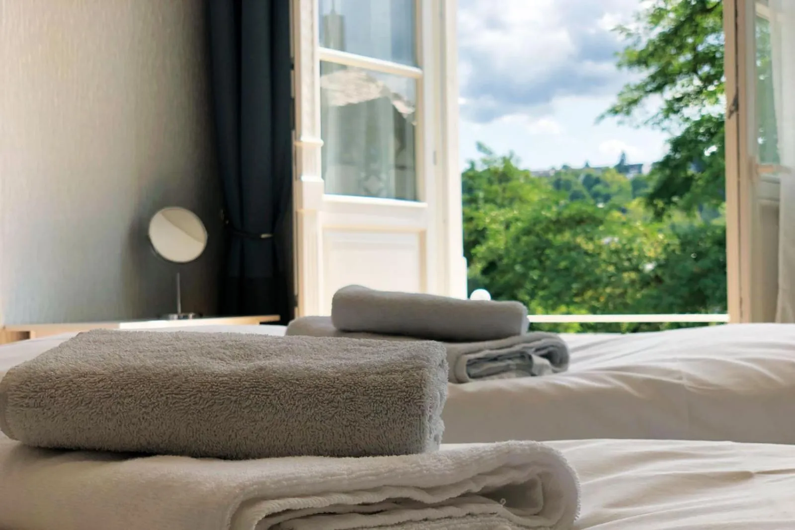 Bed in Hotel Kleiner Riesen