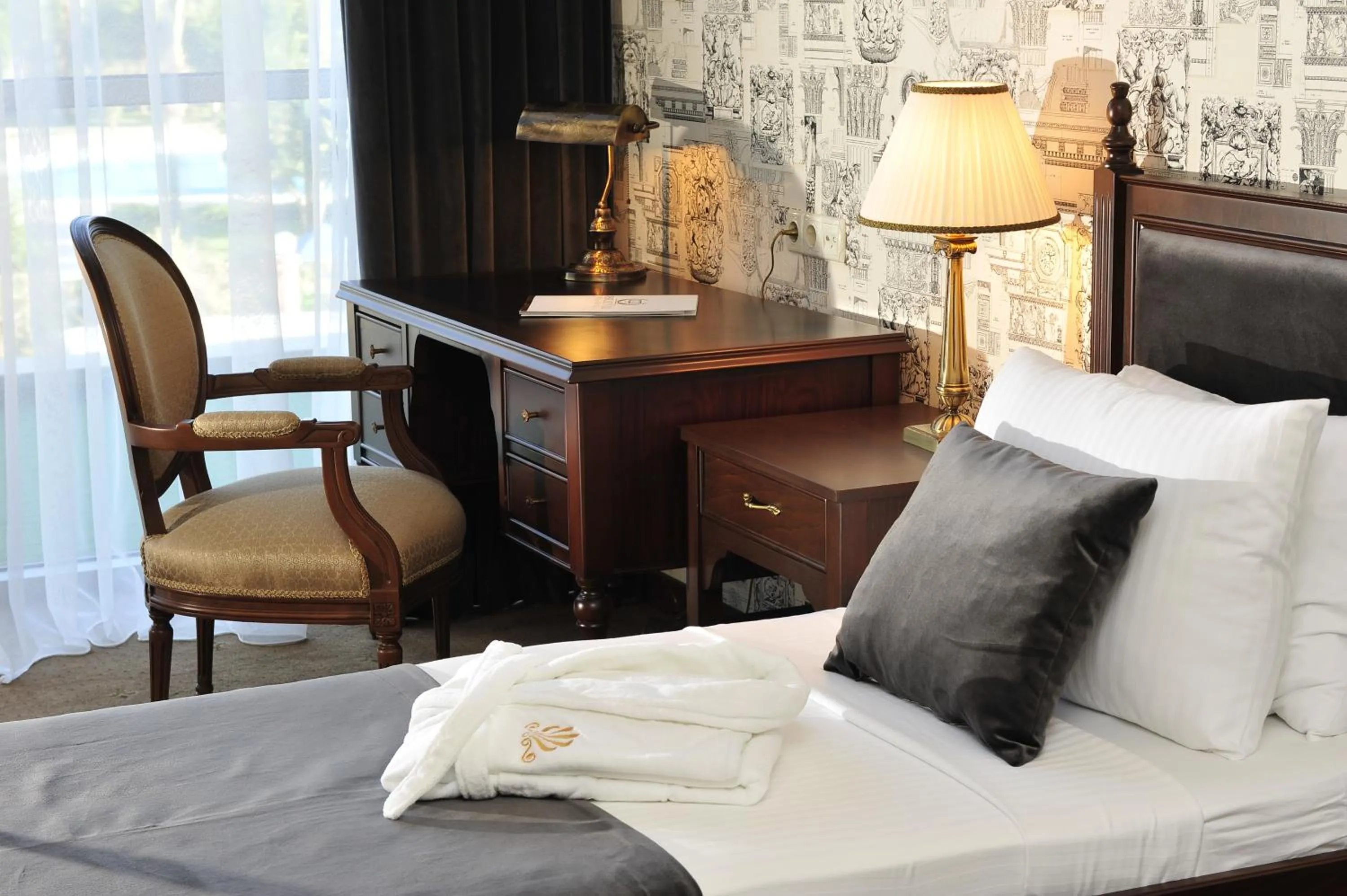 Bed in Villa Augusto Boutique Hotel & SPA