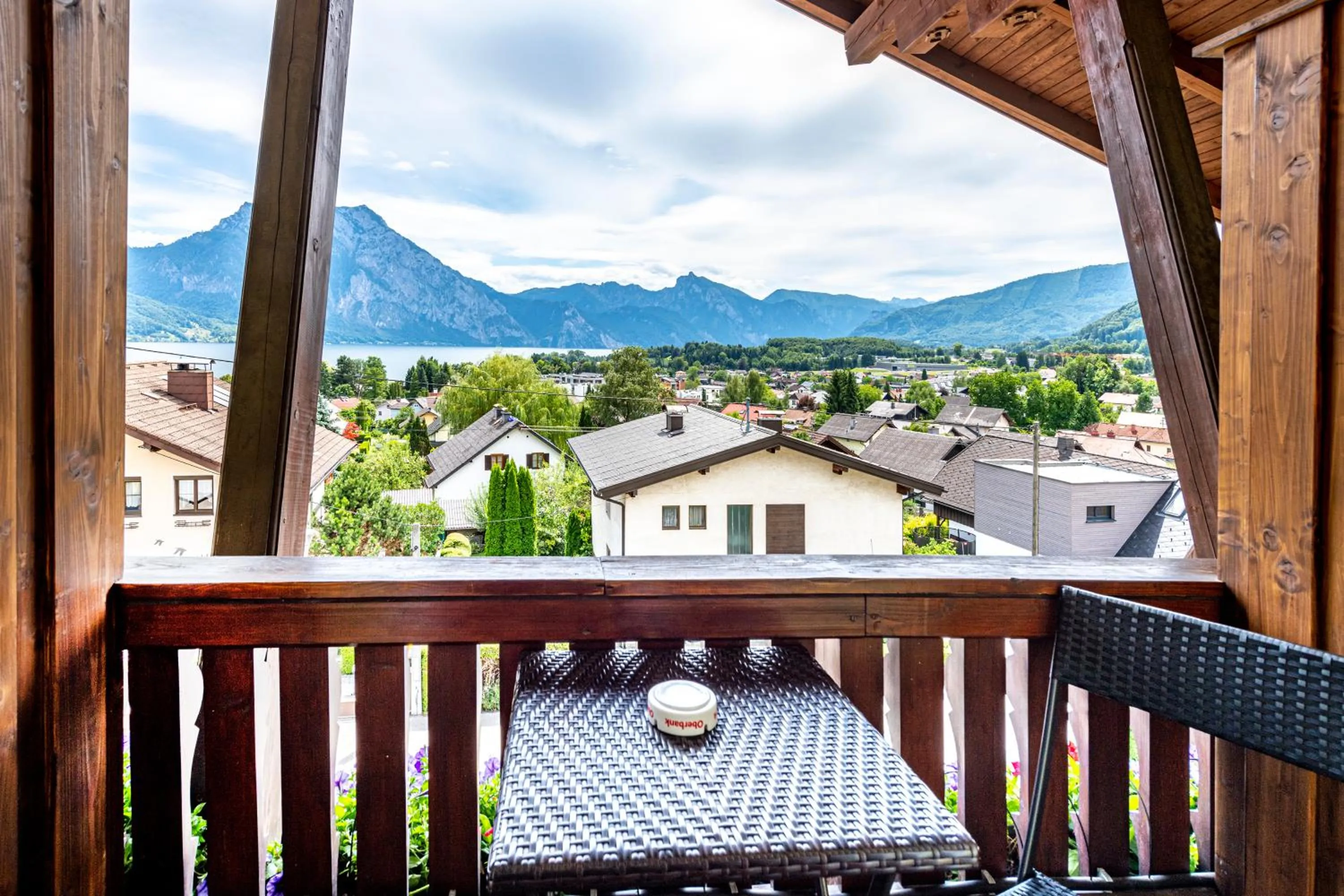 View (from property/room) in Panorama Hotel Traunstein