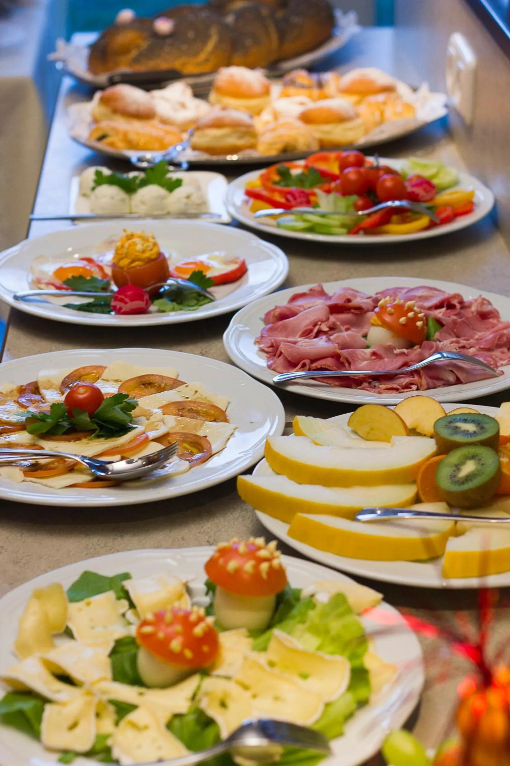 Buffet breakfast in Panorama Hotel Traunstein