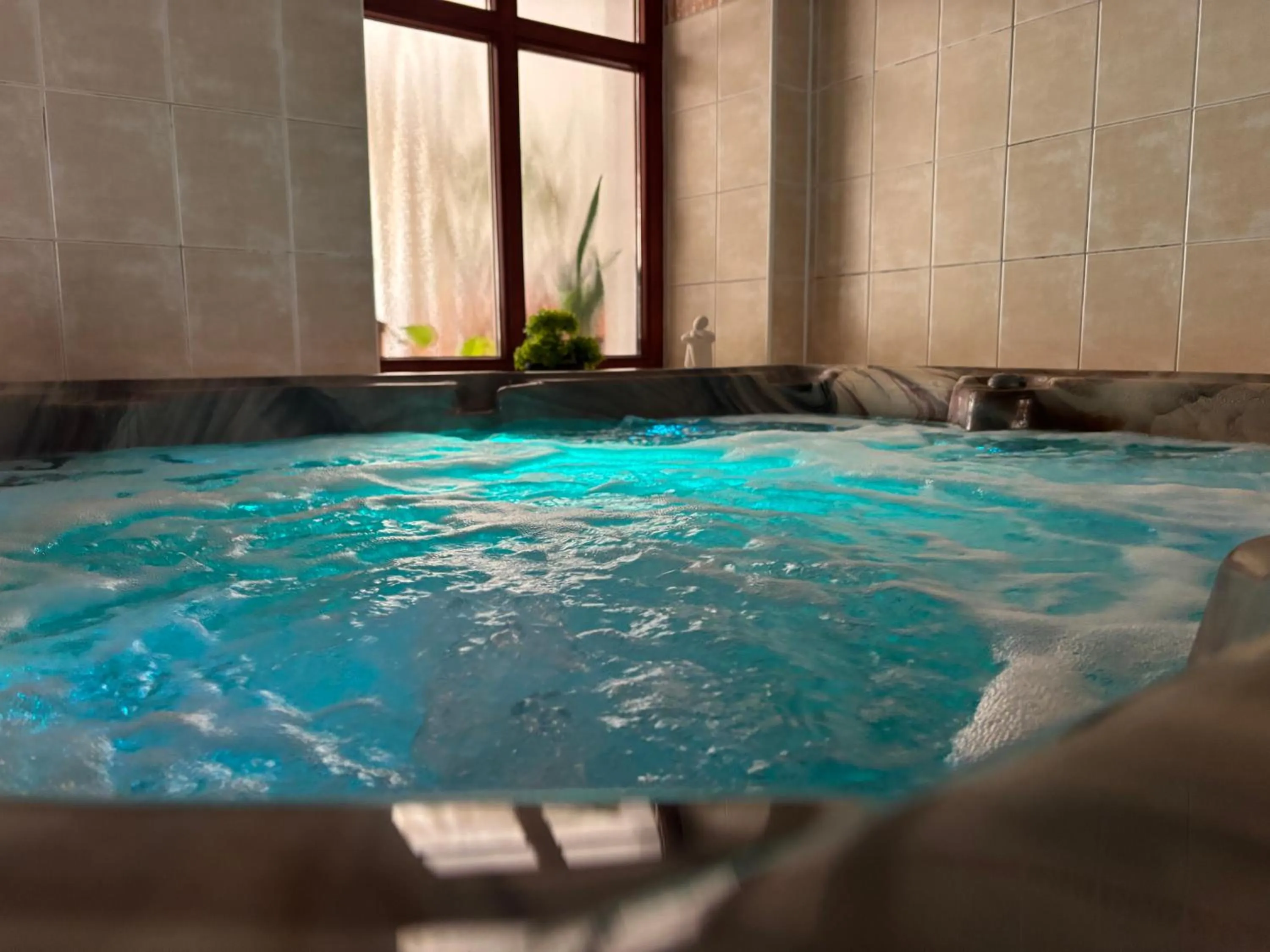 Hot Tub in Penzión Kachelman