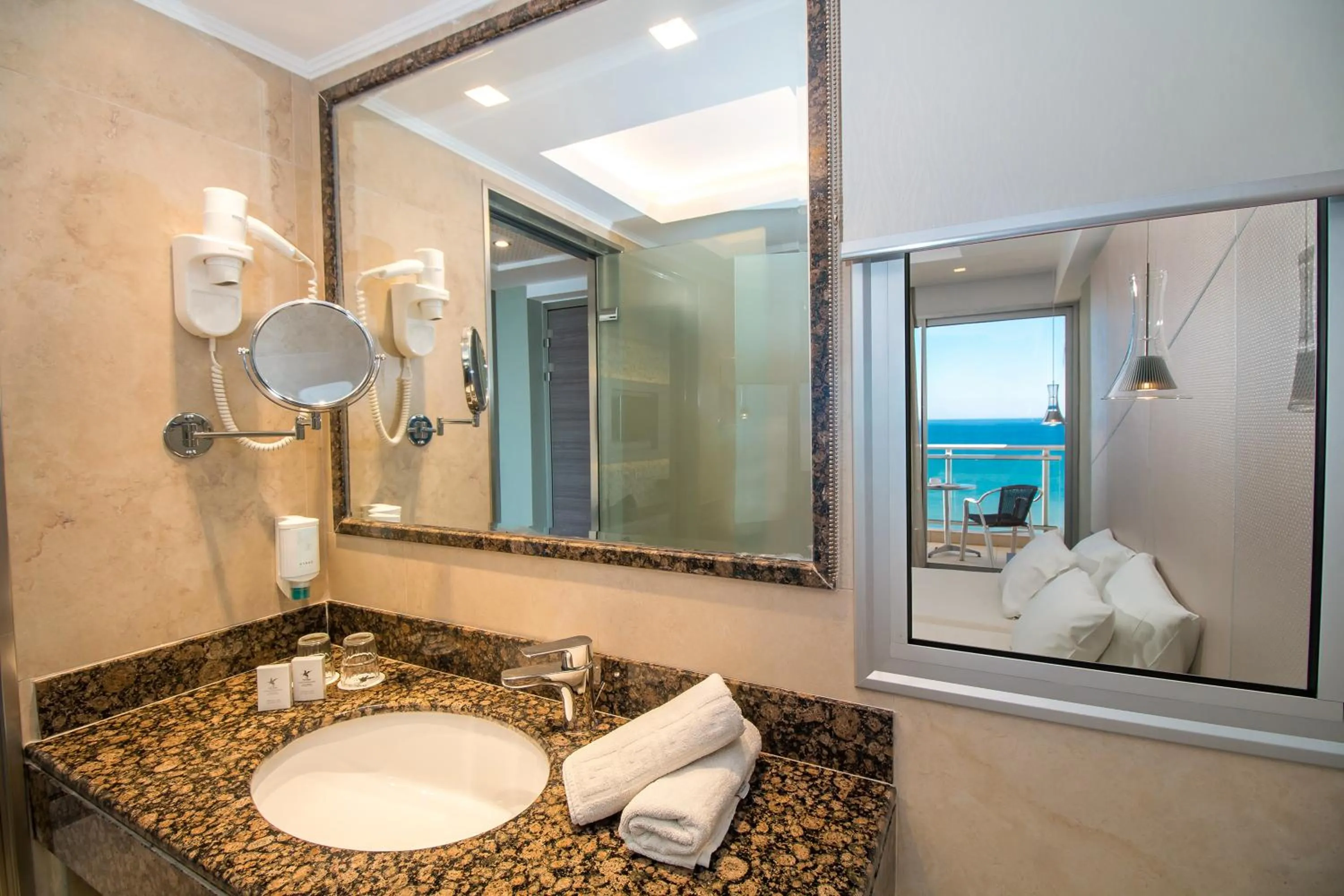 Bathroom in Pegasos Deluxe Beach Hotel
