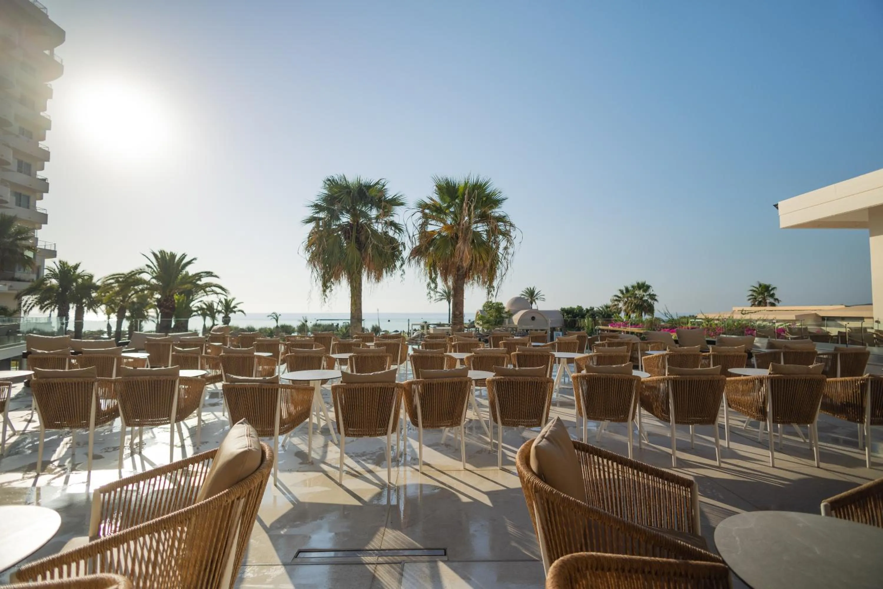 Balcony/Terrace in Pegasos Deluxe Beach Hotel