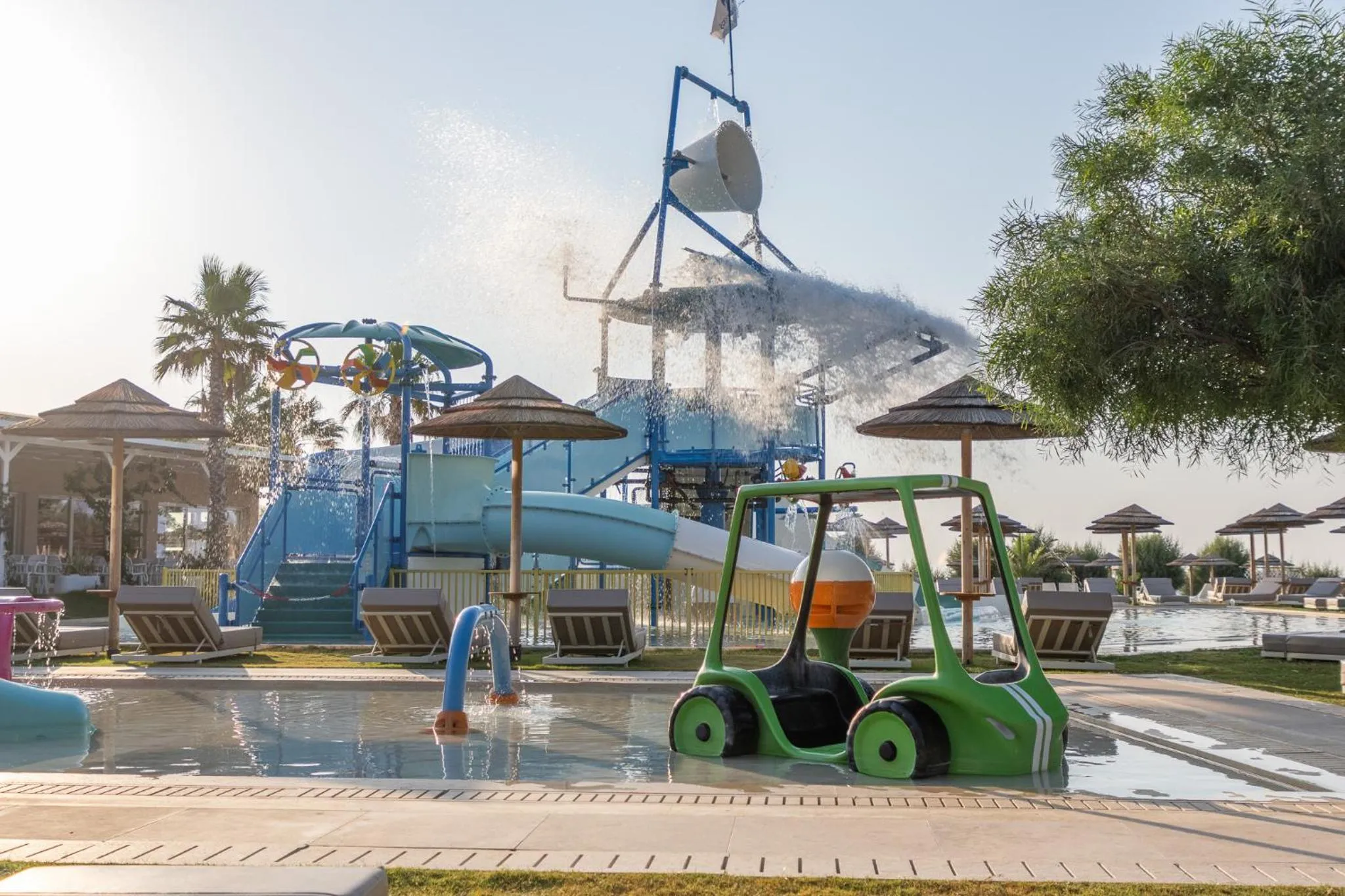 Property building in Pegasos Deluxe Beach Hotel