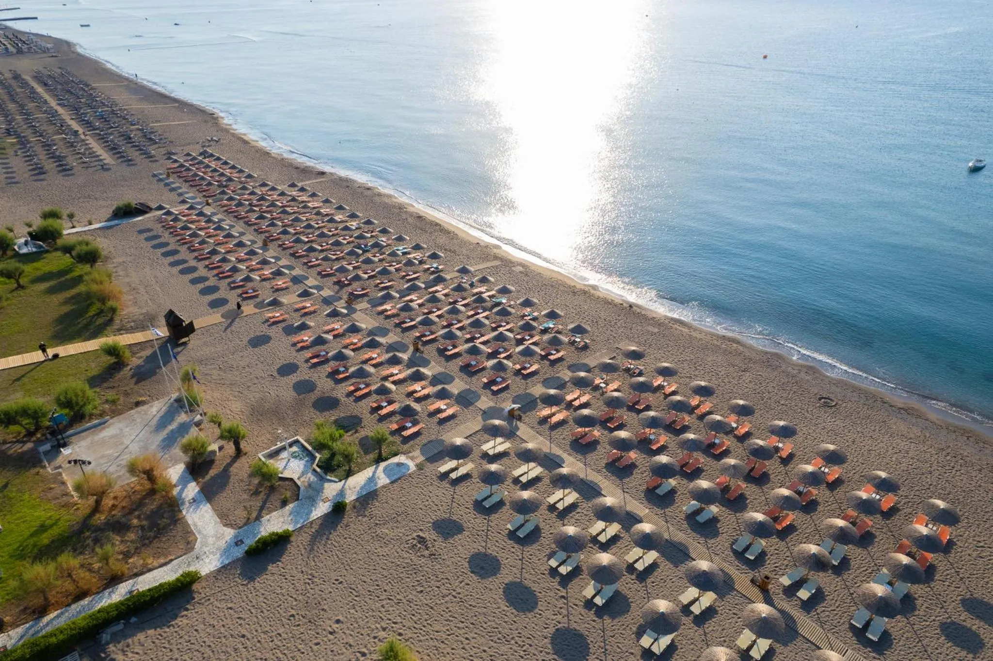 Beach in Pegasos Deluxe Beach Hotel