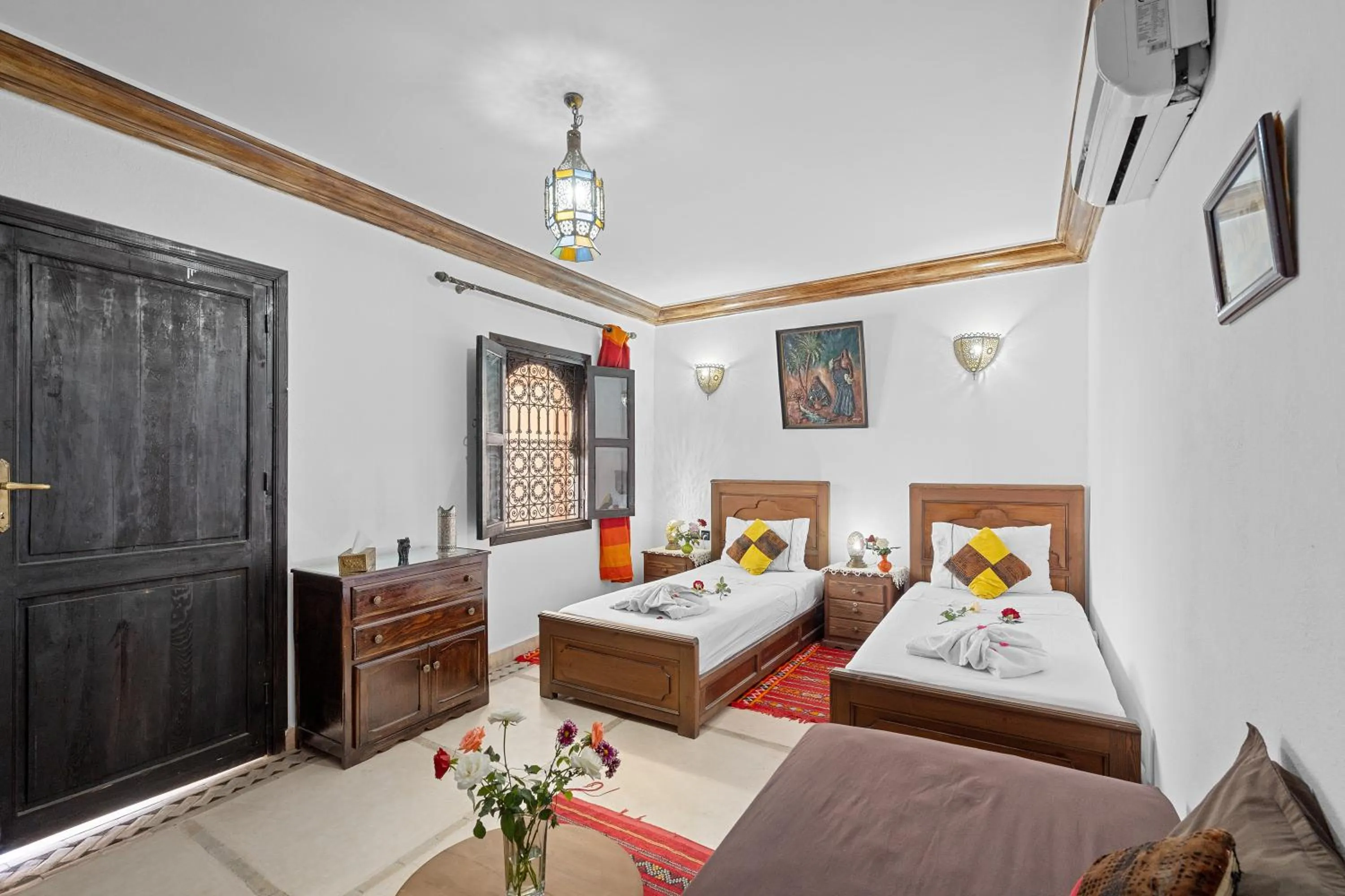 Bed in Riad Marwa Marrakech