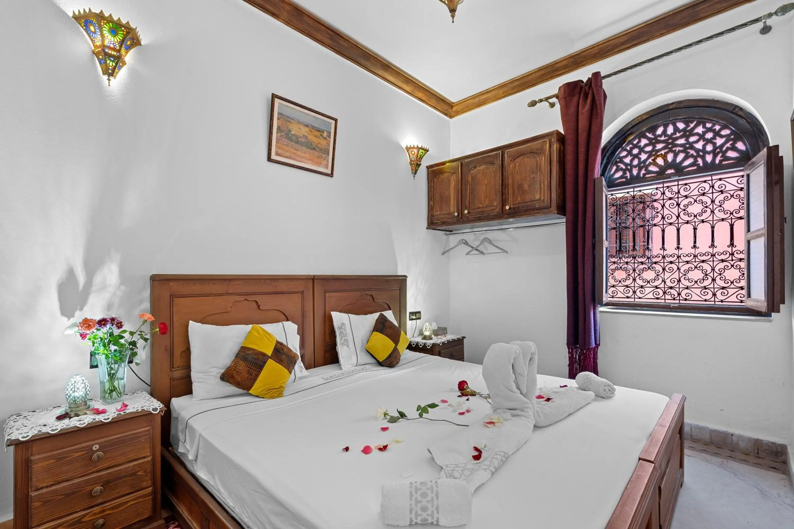 Bed in Riad Marwa Marrakech