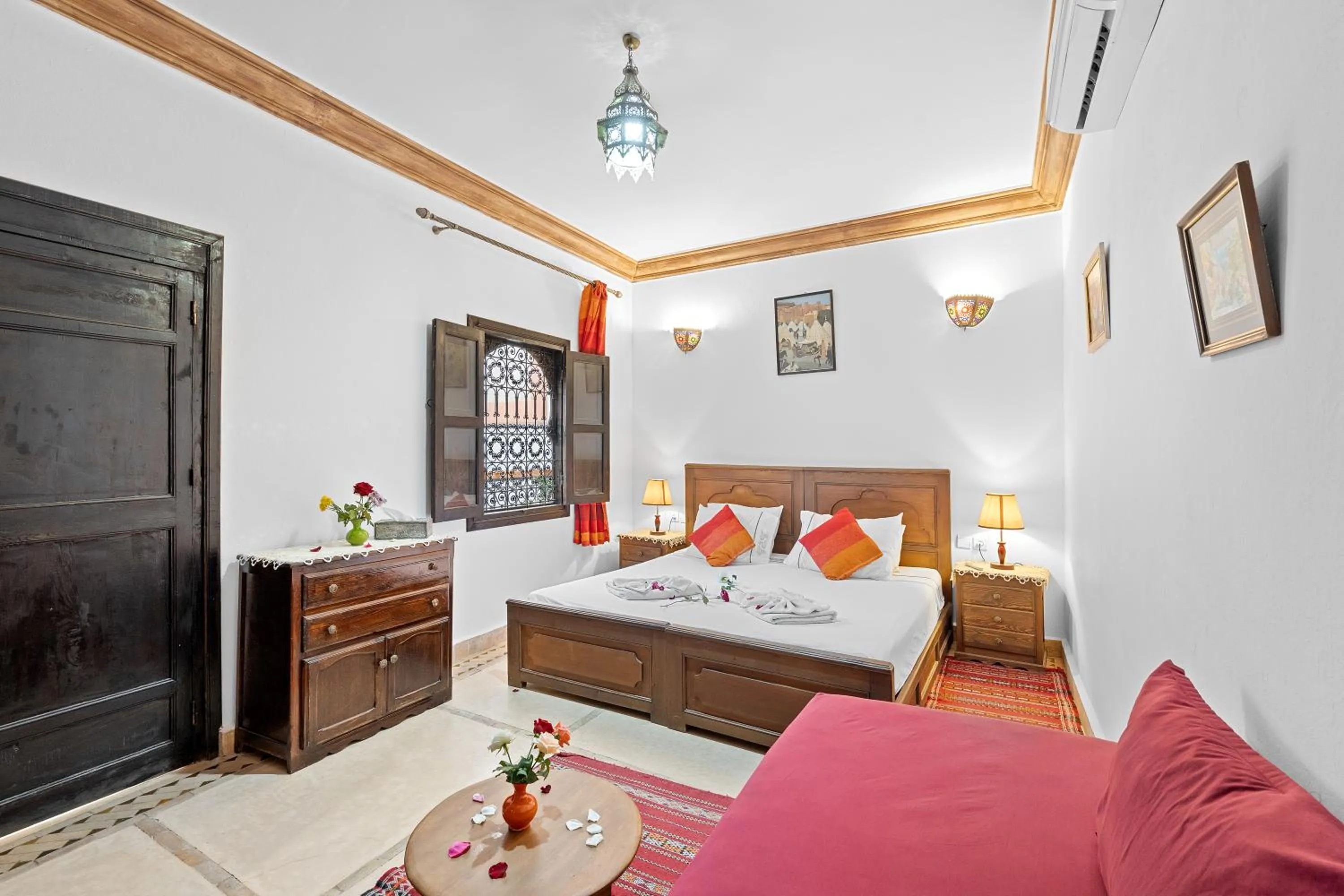 Bed in Riad Marwa Marrakech