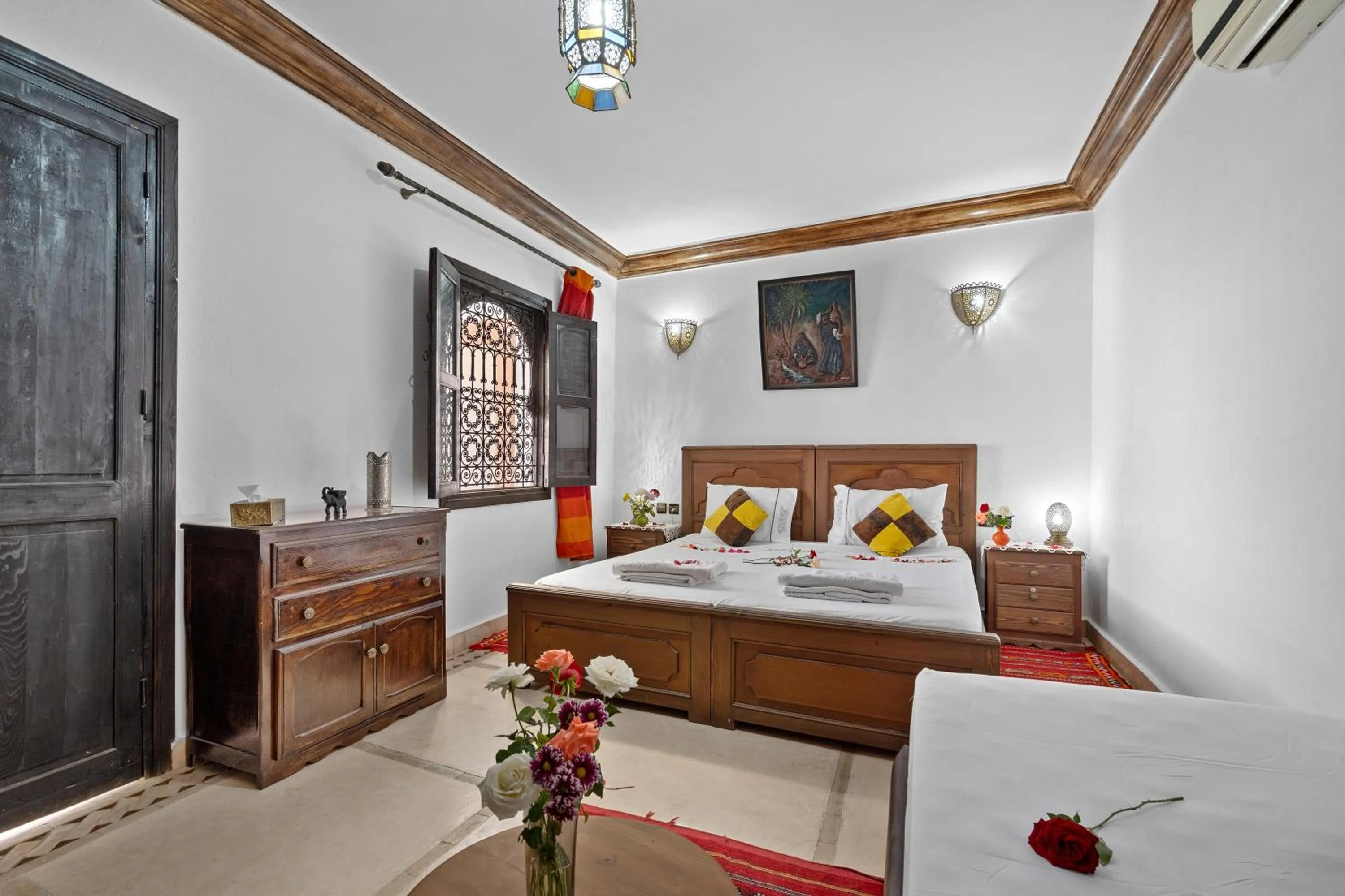 Bed in Riad Marwa Marrakech