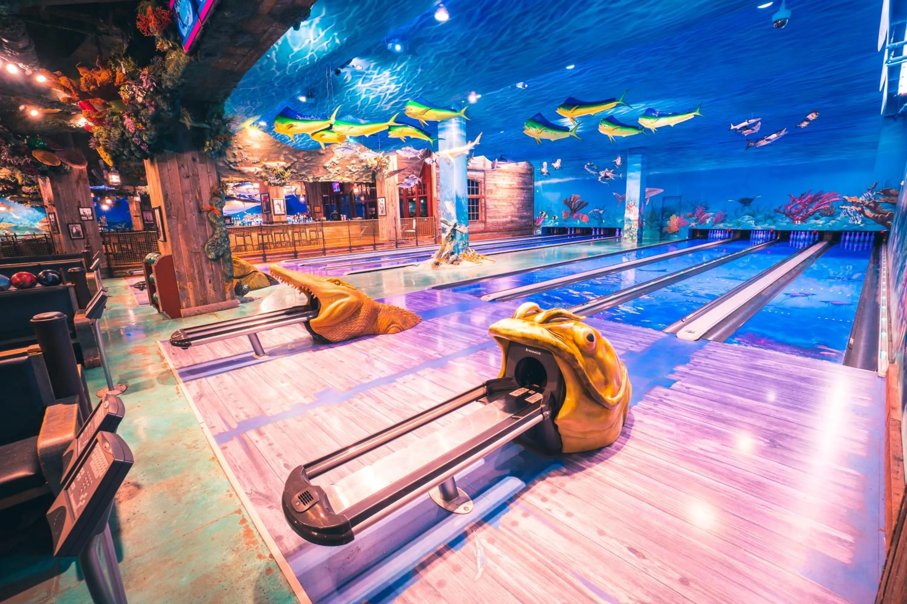 Bowling in Big Cypress Lodge