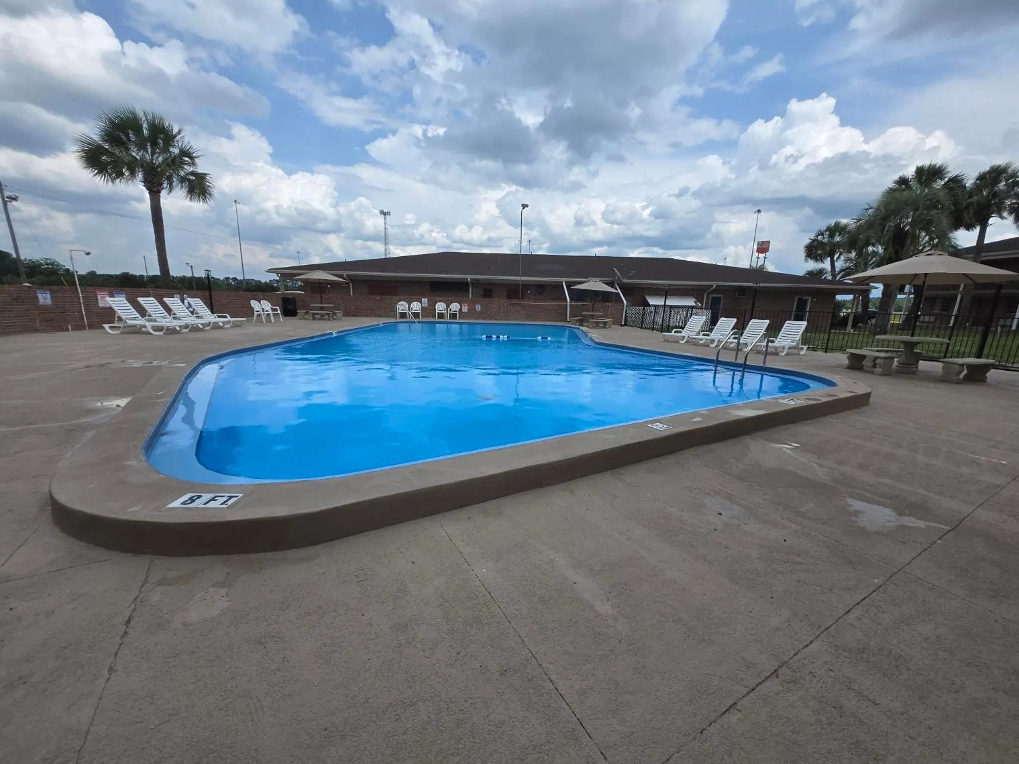 Swimming pool in Super 8 by Wyndham Lake City