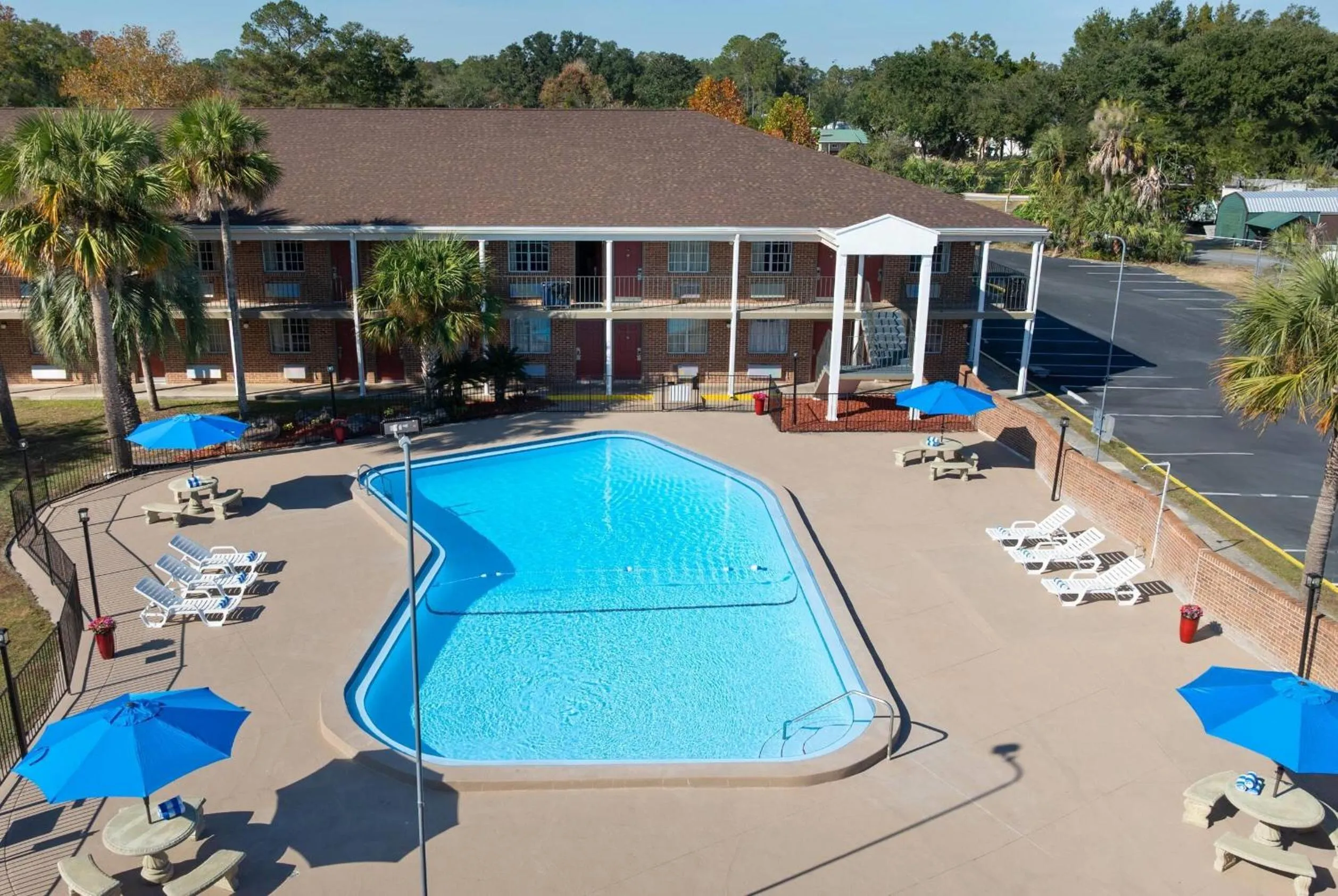 Swimming pool in Super 8 by Wyndham Lake City