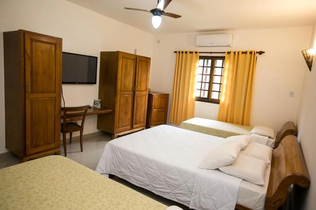 Bed in Hotel Pousada dos Condes