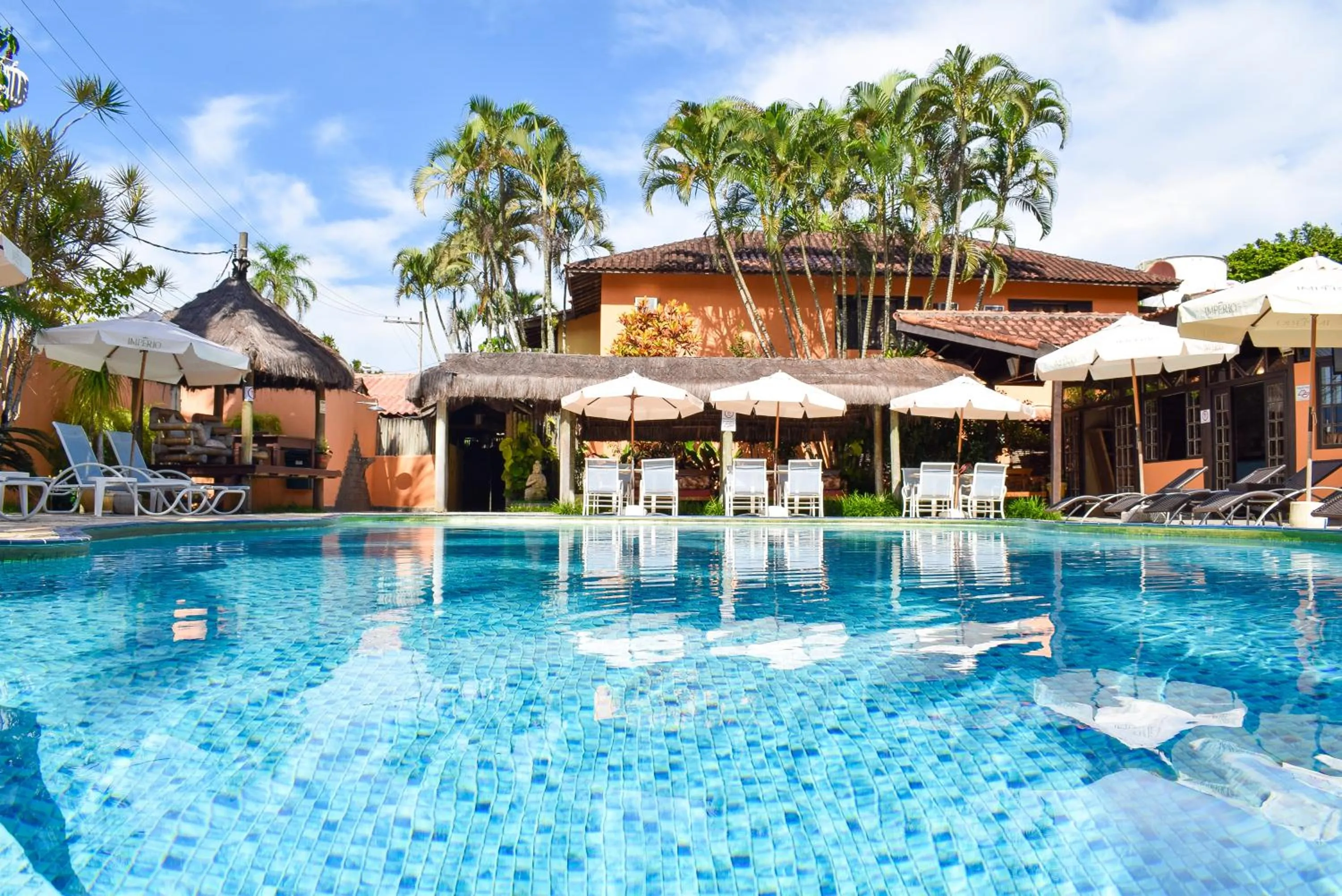 Swimming pool in Hotel Pousada dos Condes