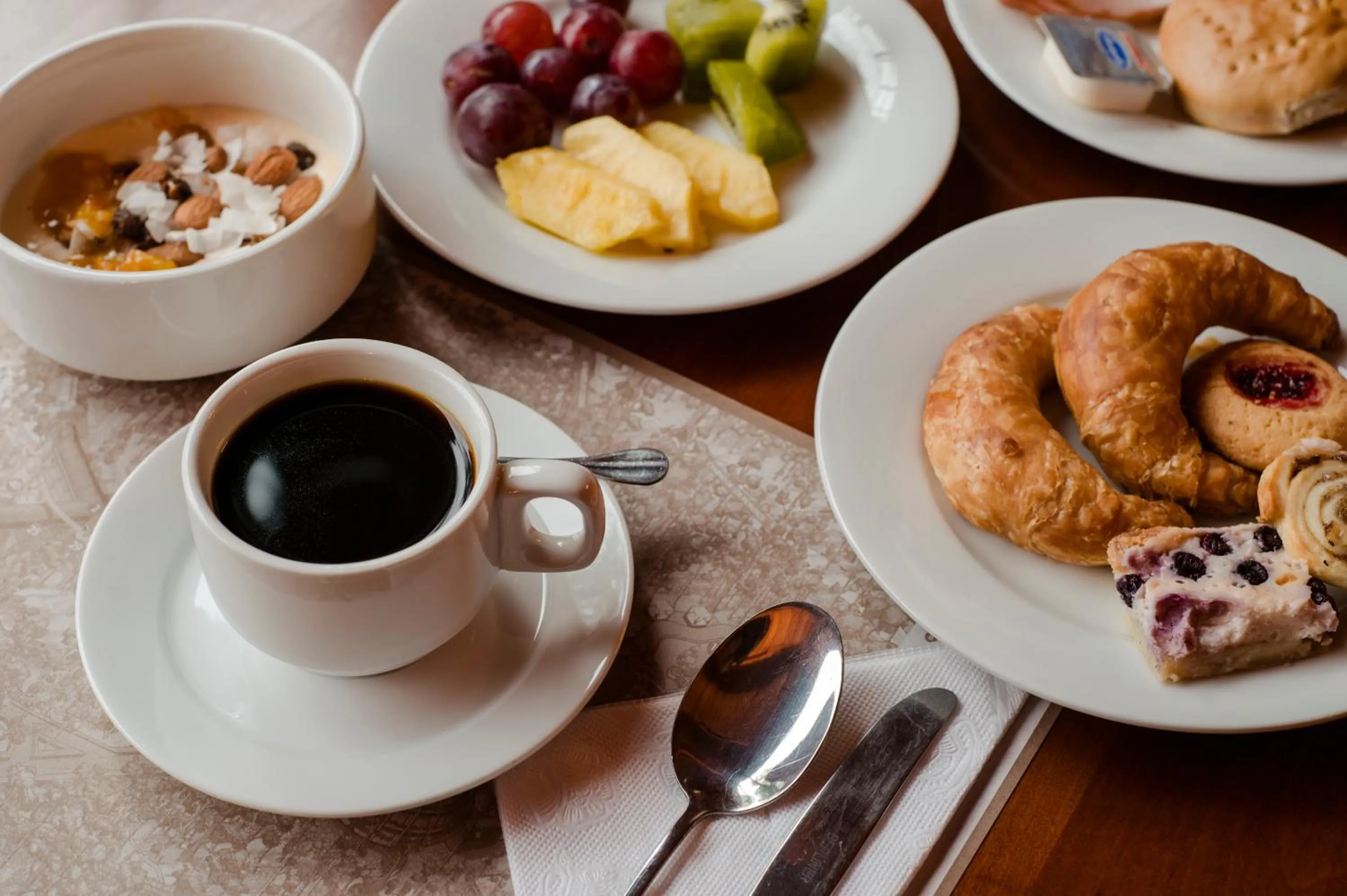 Buffet breakfast in Huilo Huilo Nothofagus Hotel & Spa