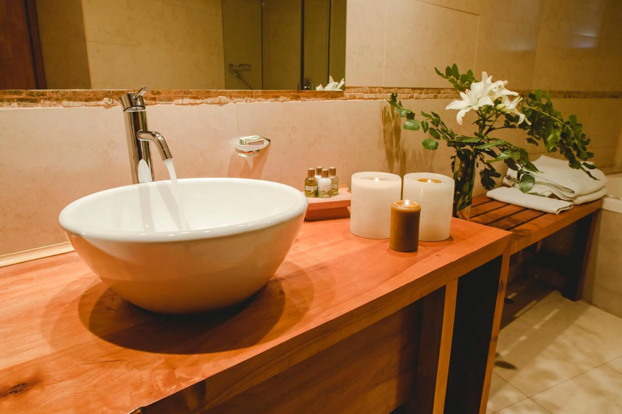 Bathroom in Huilo Huilo Nothofagus Hotel & Spa