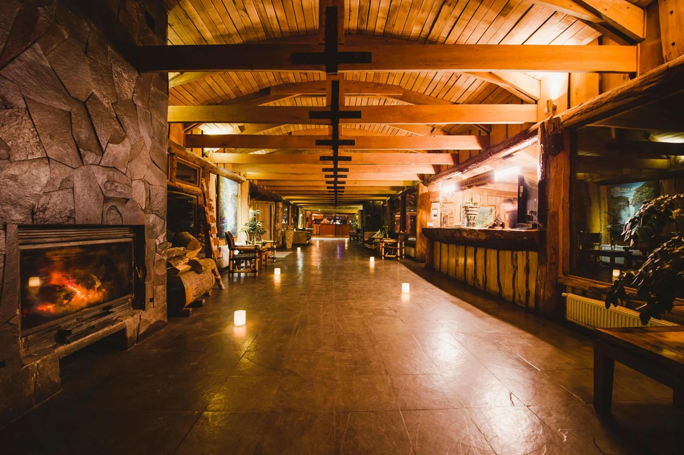 Lobby or reception in Huilo Huilo Nothofagus Hotel & Spa