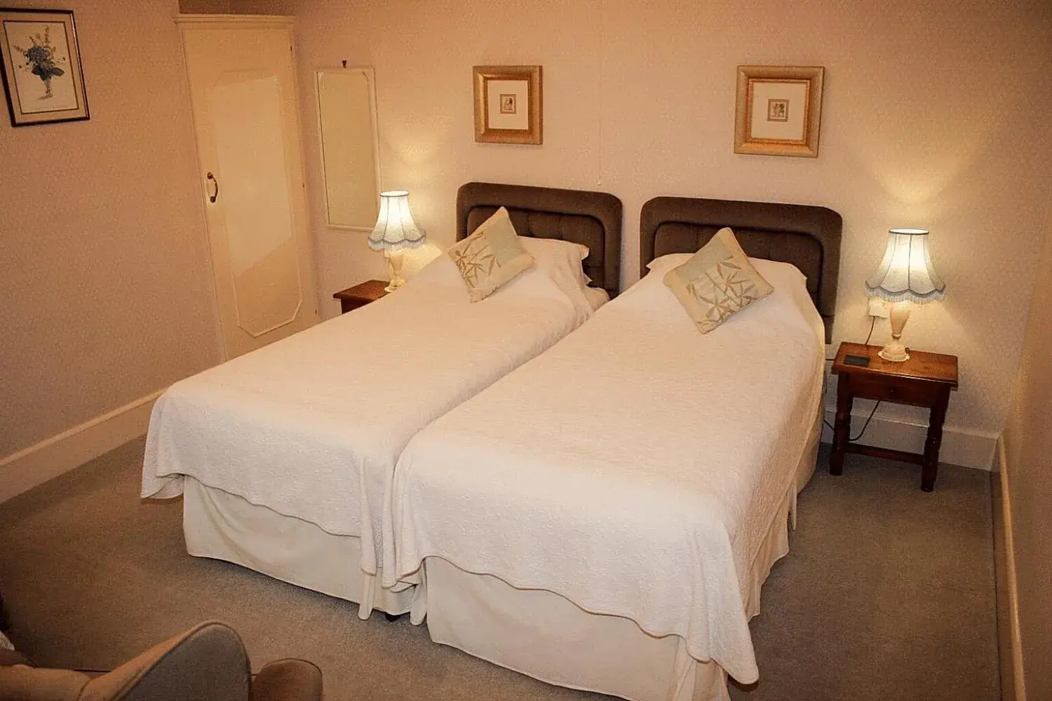 Twin Room - single occupancy in The Chudleigh Twin Room - single occupancy in The Chudleigh