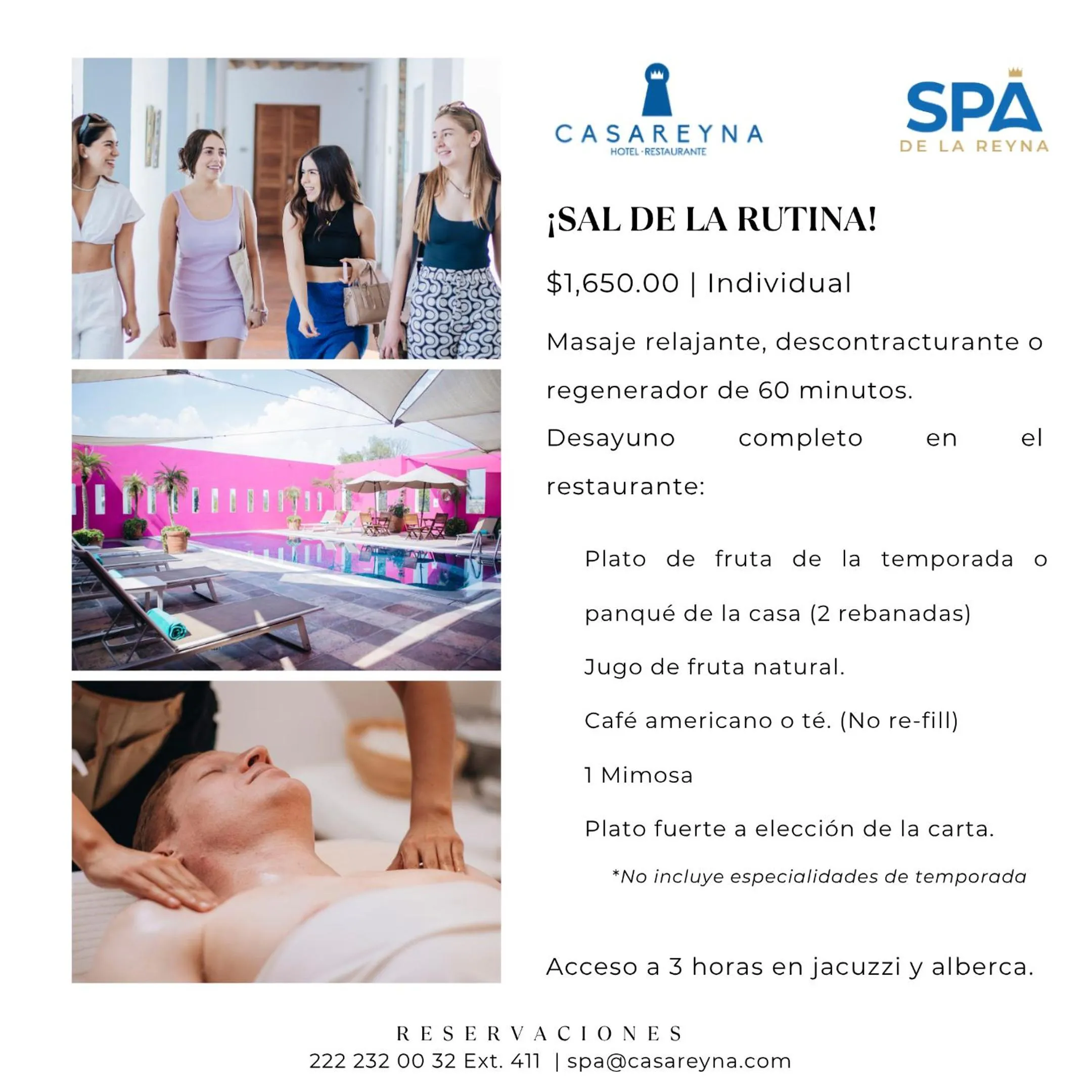 Spa and wellness centre/facilities in Hotel Boutique Casareyna