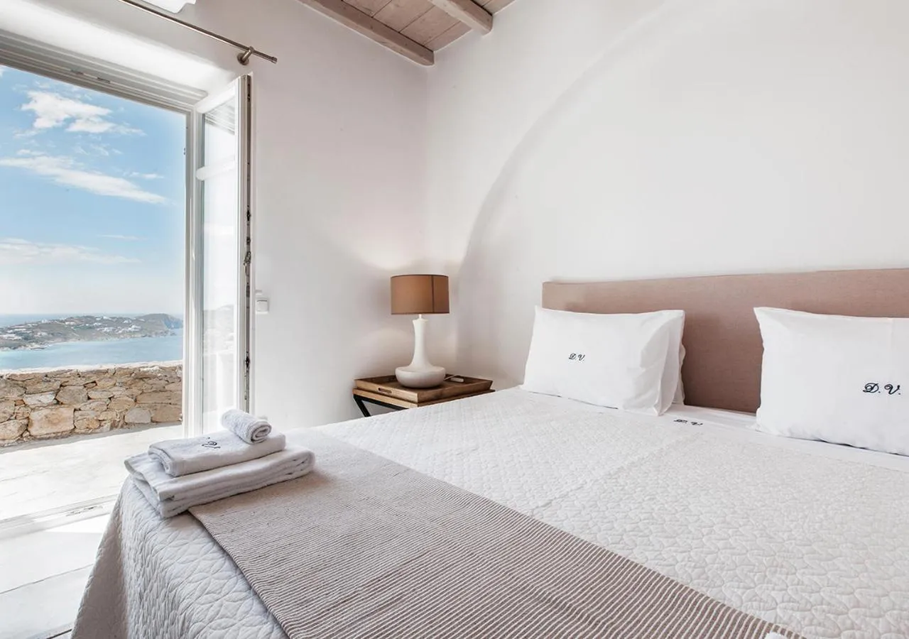 Bedroom in Diana Villa Mykonos