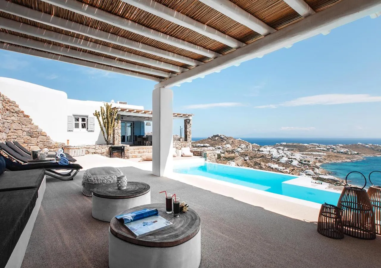 Balcony/Terrace in Diana Villa Mykonos