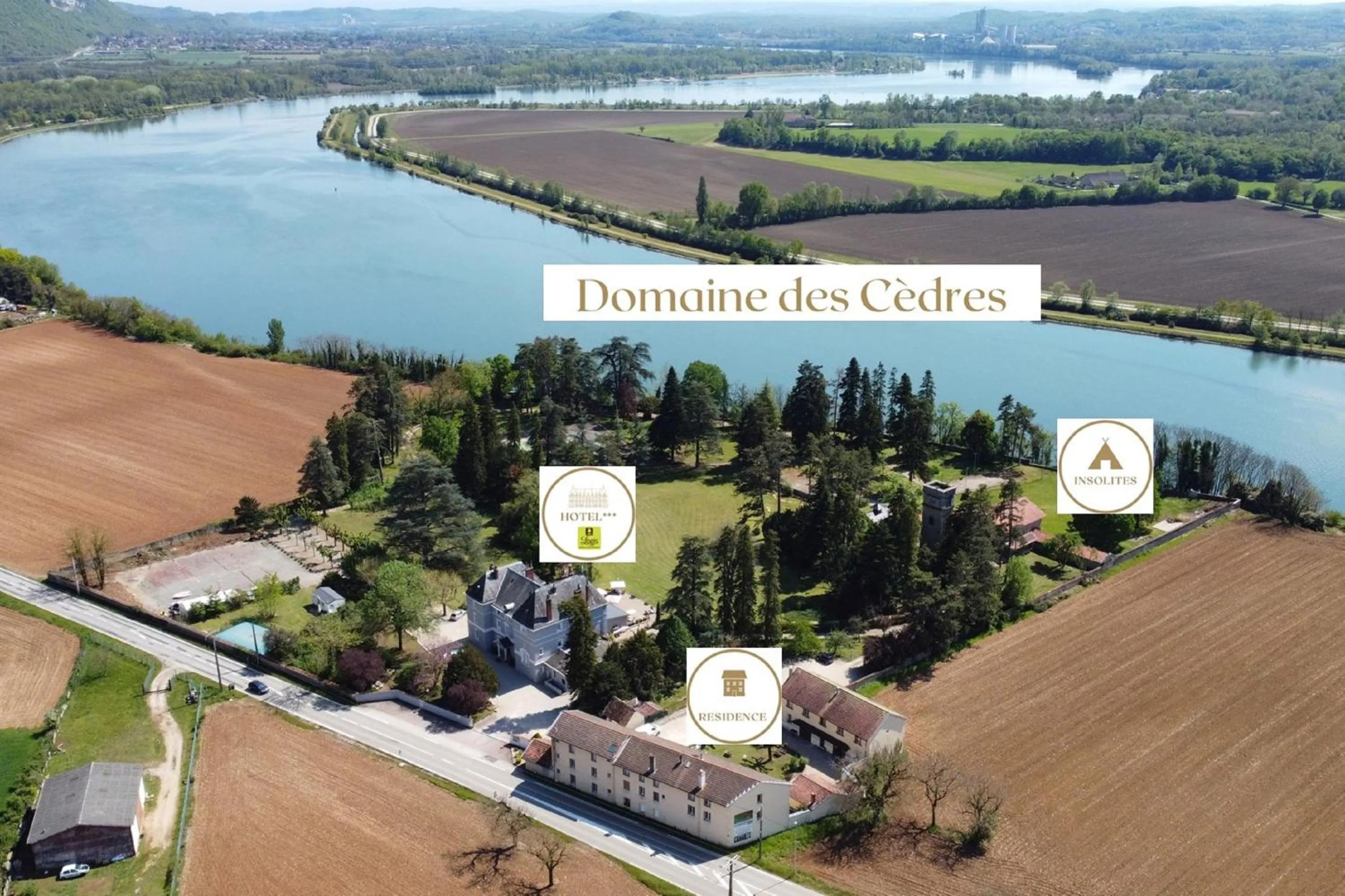 Bird's eye view in Cit'Hôtel La Résidence