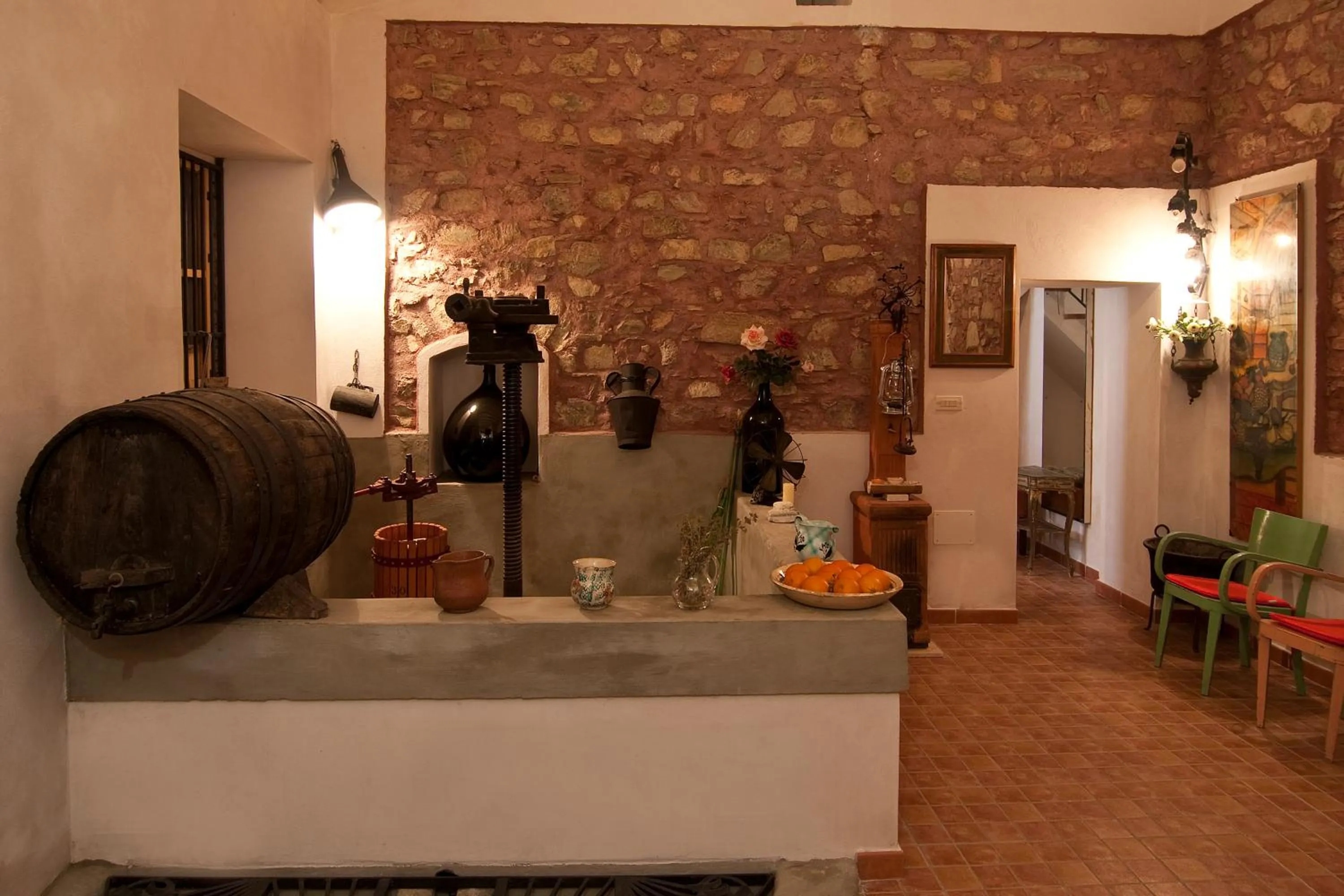 Lobby or reception in B&B U Palmentu