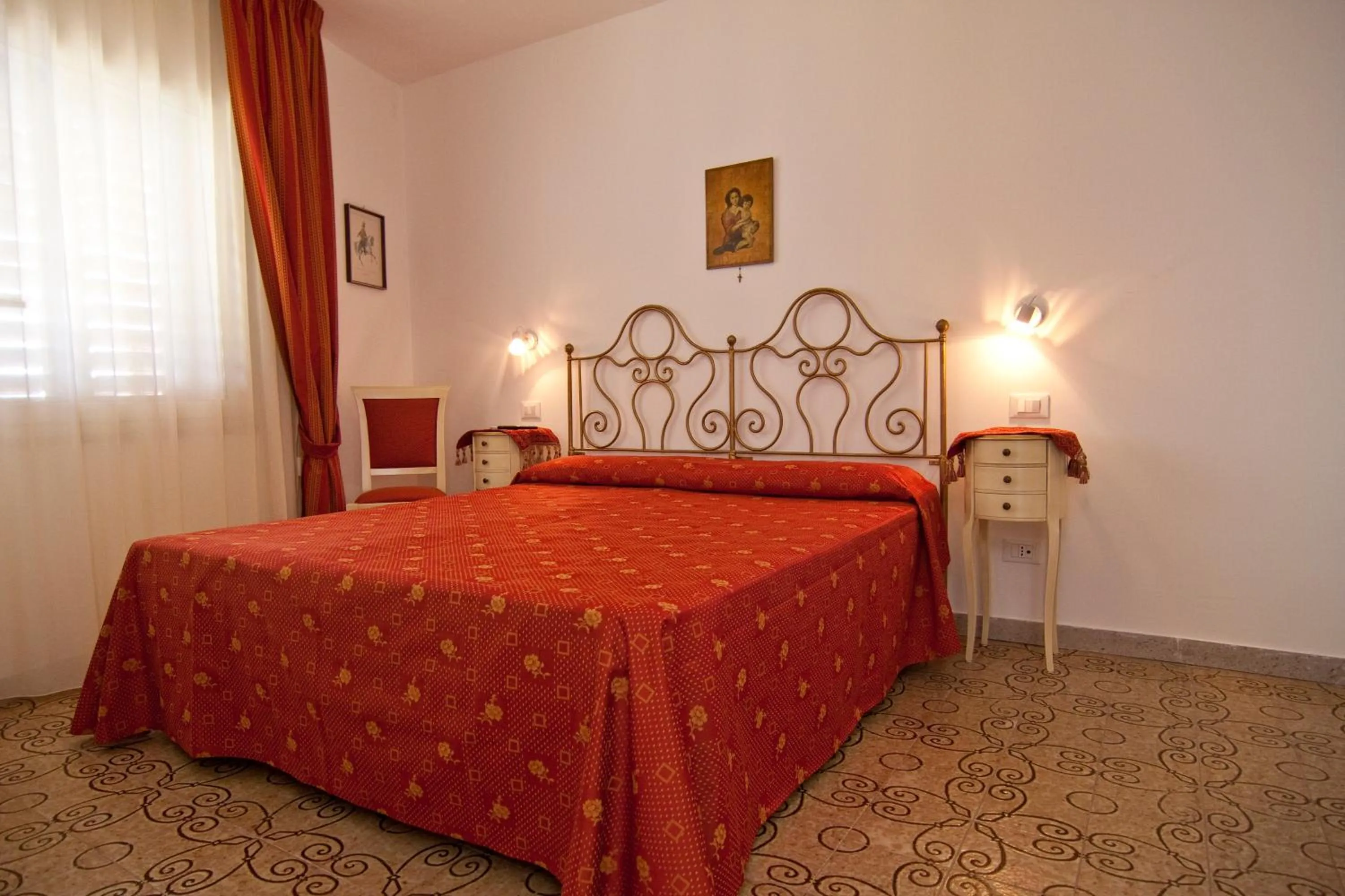 Bed in B&B U Palmentu