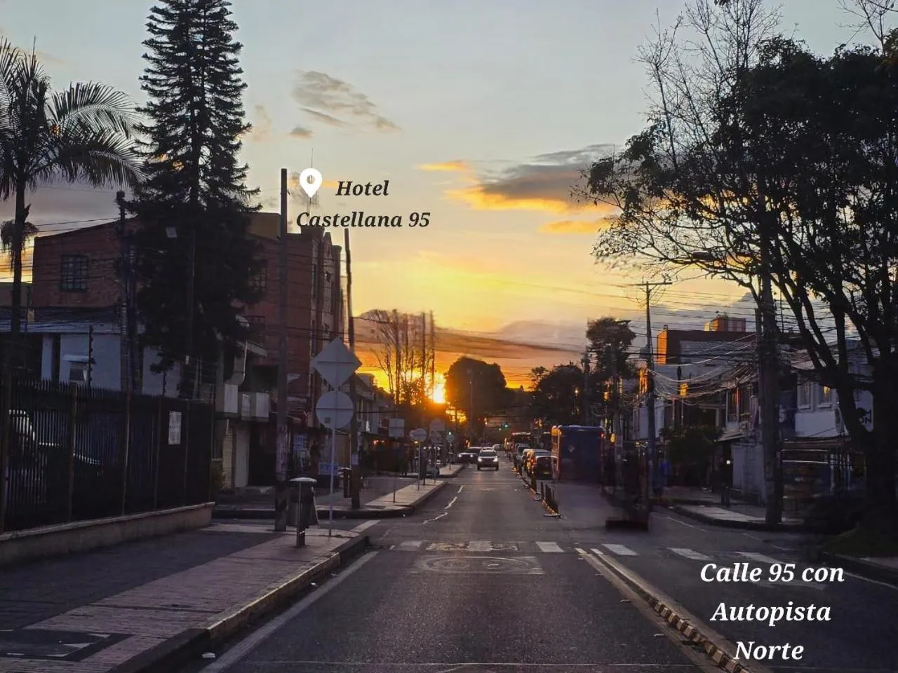 Neighbourhood in Hotel Castellana 95 Bogota By Hoteles Confort 80