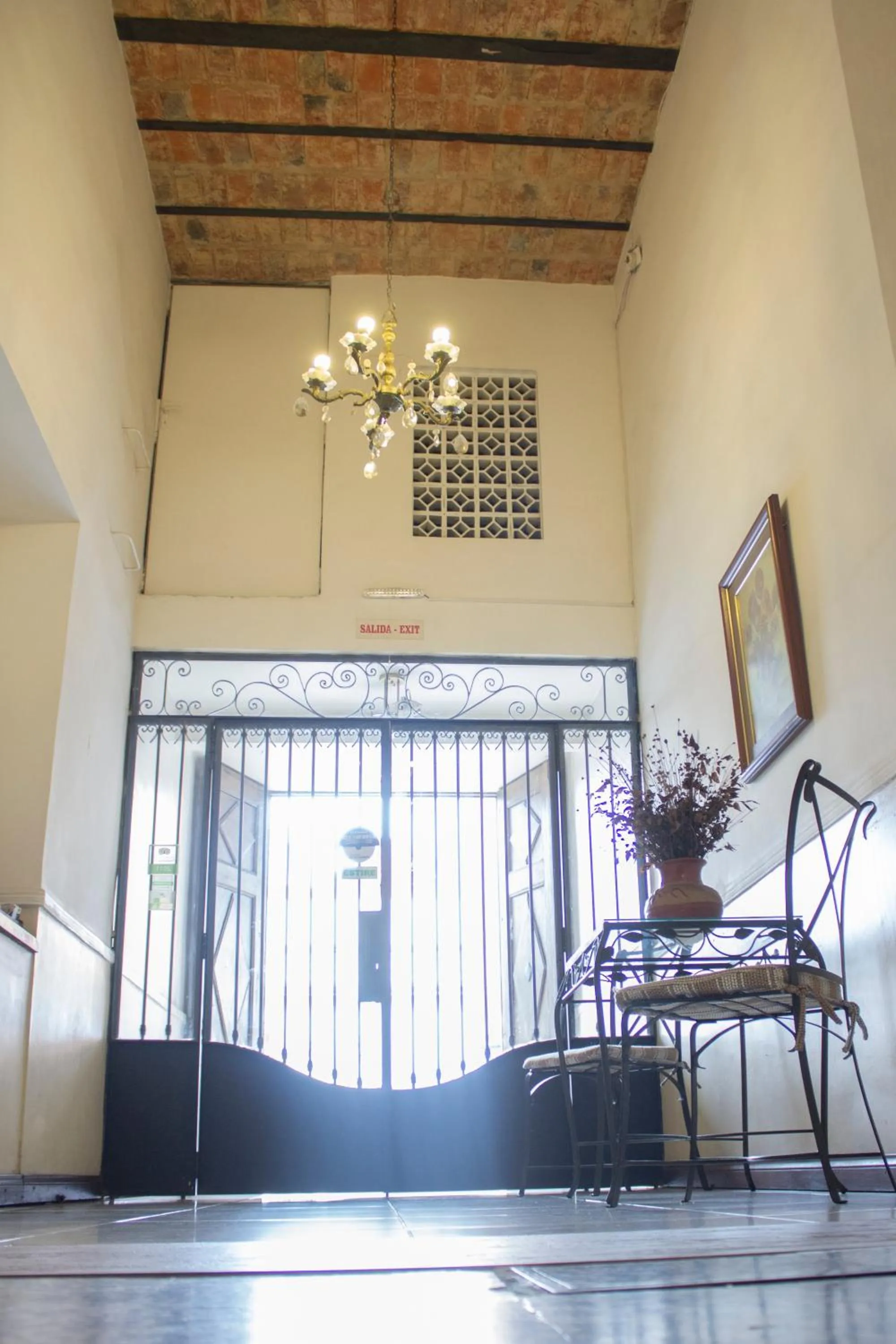 Facade/entrance in Asuncion Palace