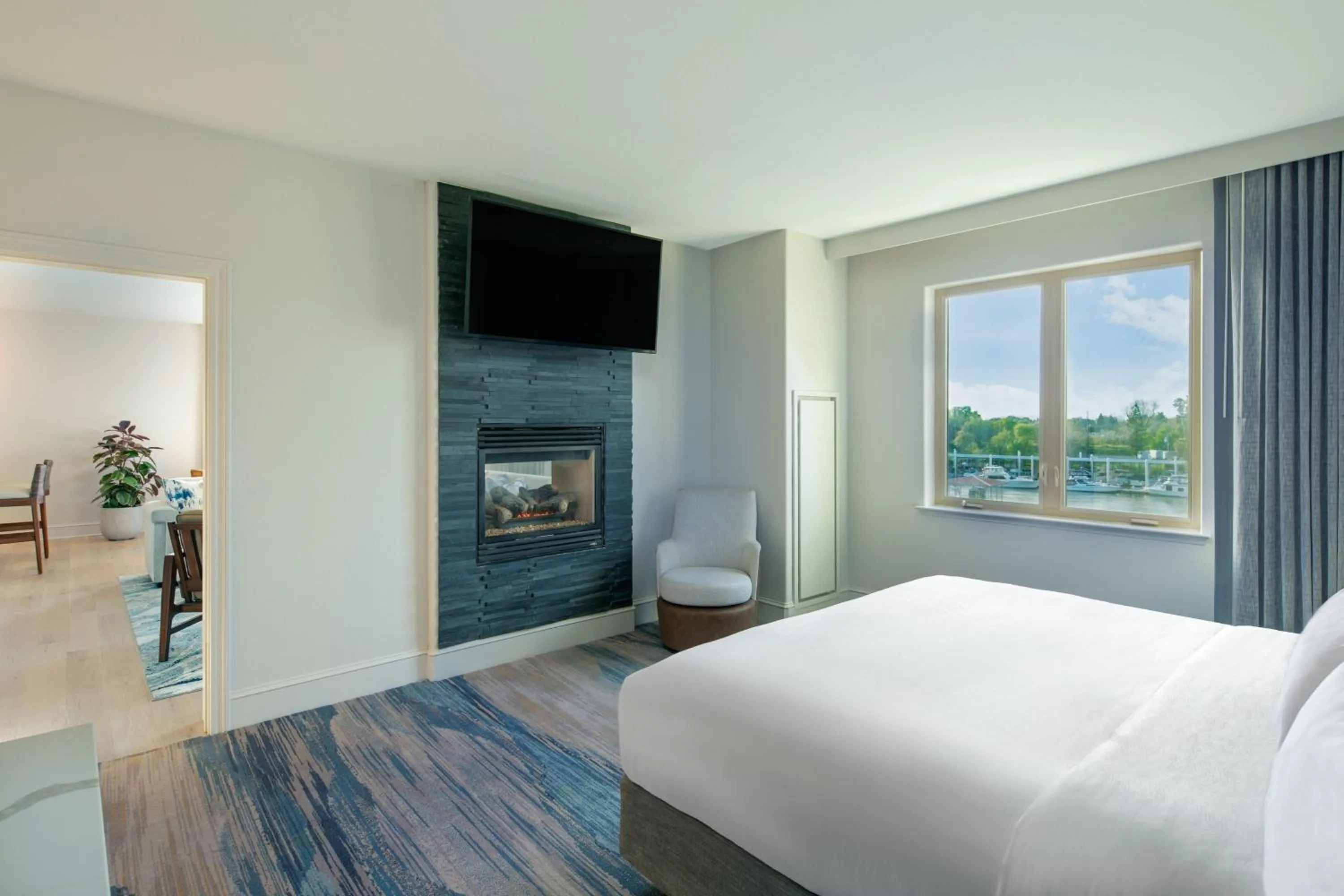 Photo of the whole room, Bed in The Westin Sacramento Riverfront Hotel & Spa