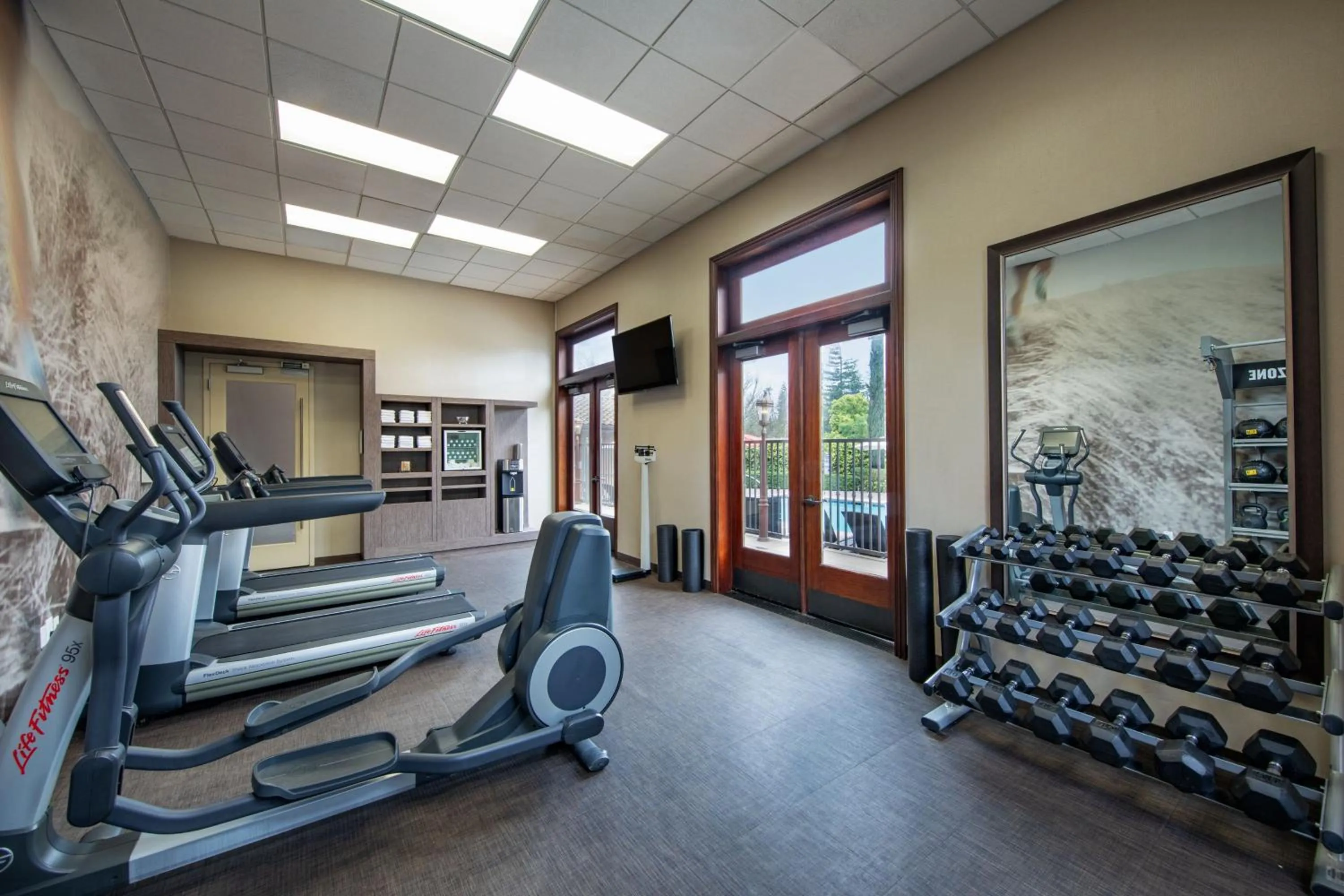 Fitness centre/facilities in The Westin Sacramento Riverfront Hotel & Spa